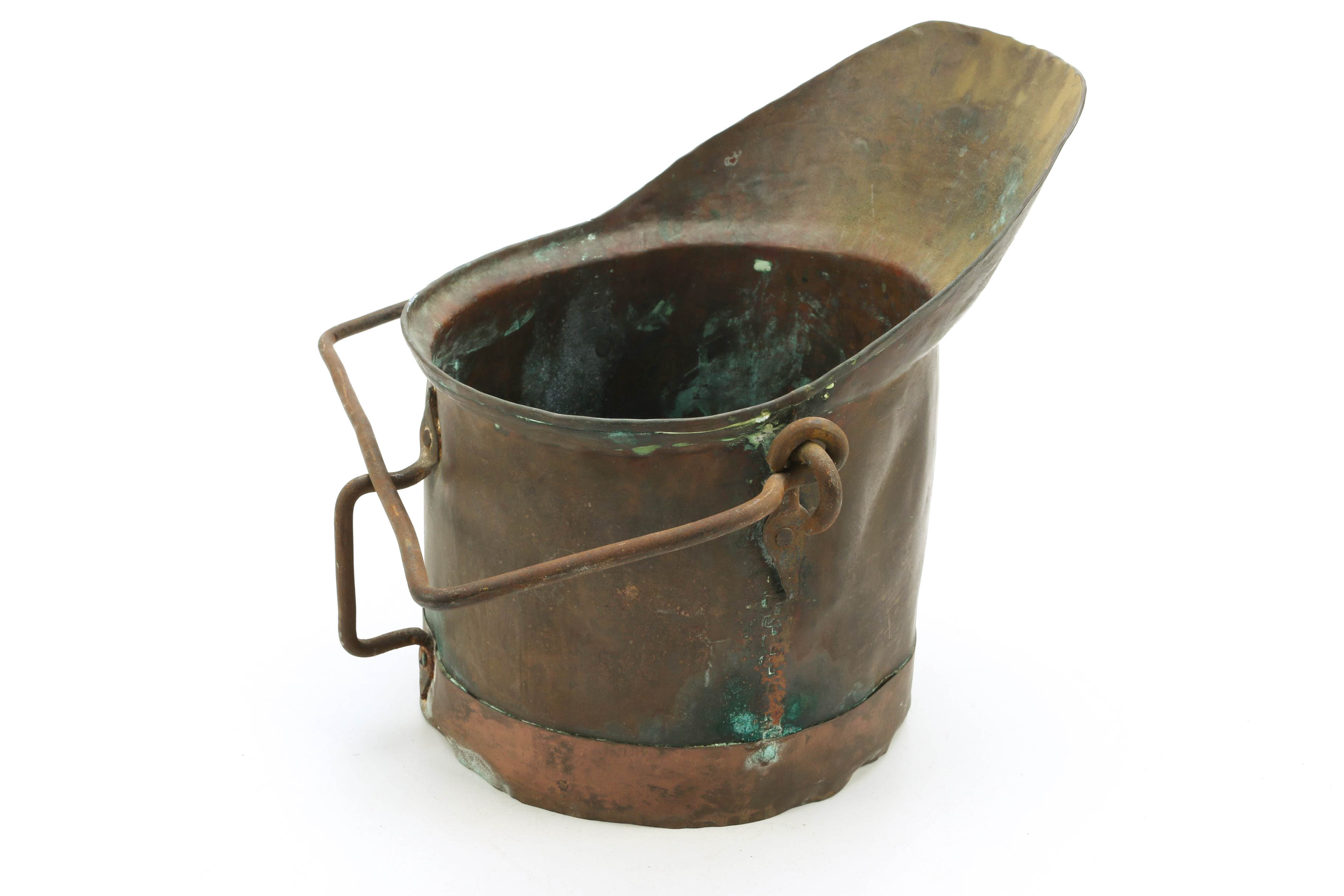 Rustic Vintage Copper Pots