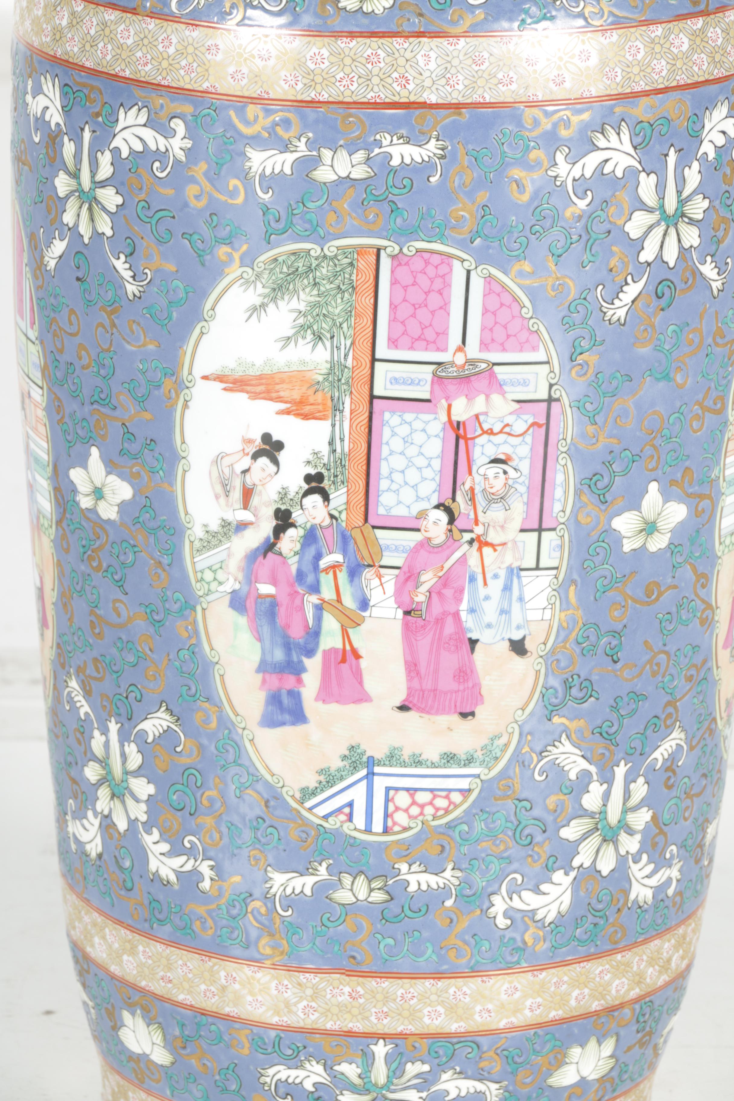 Chinese Ceramic Floor Vase