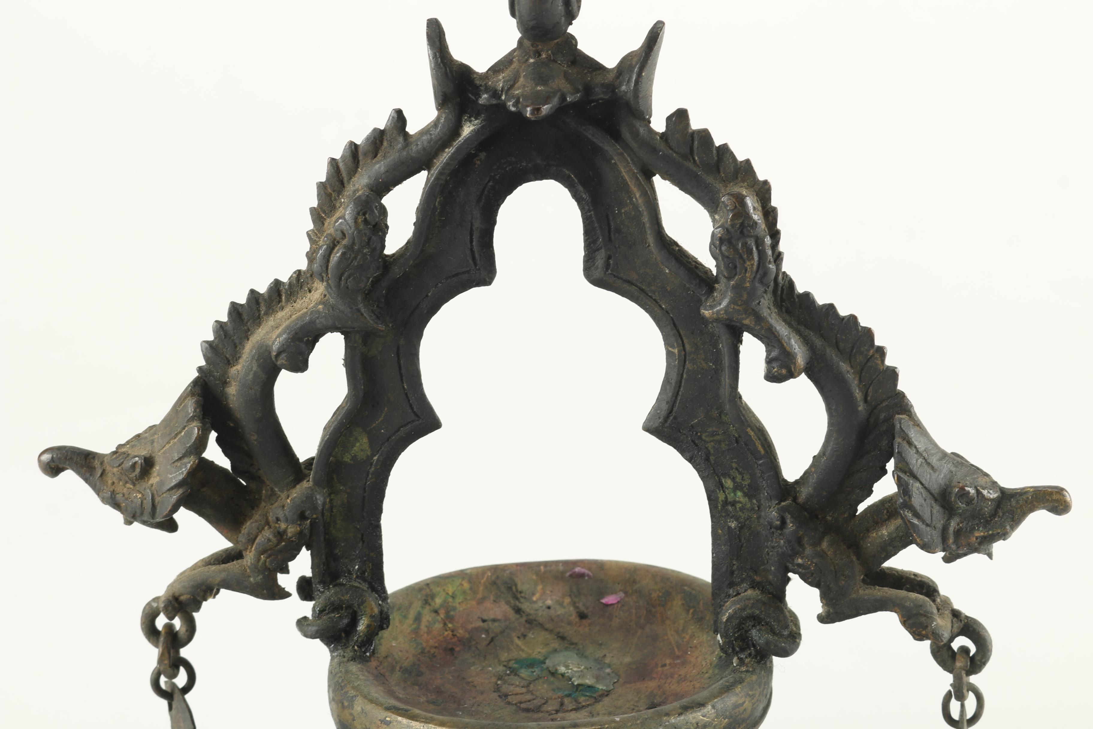 Hanging Wrought Iron Candle Holder