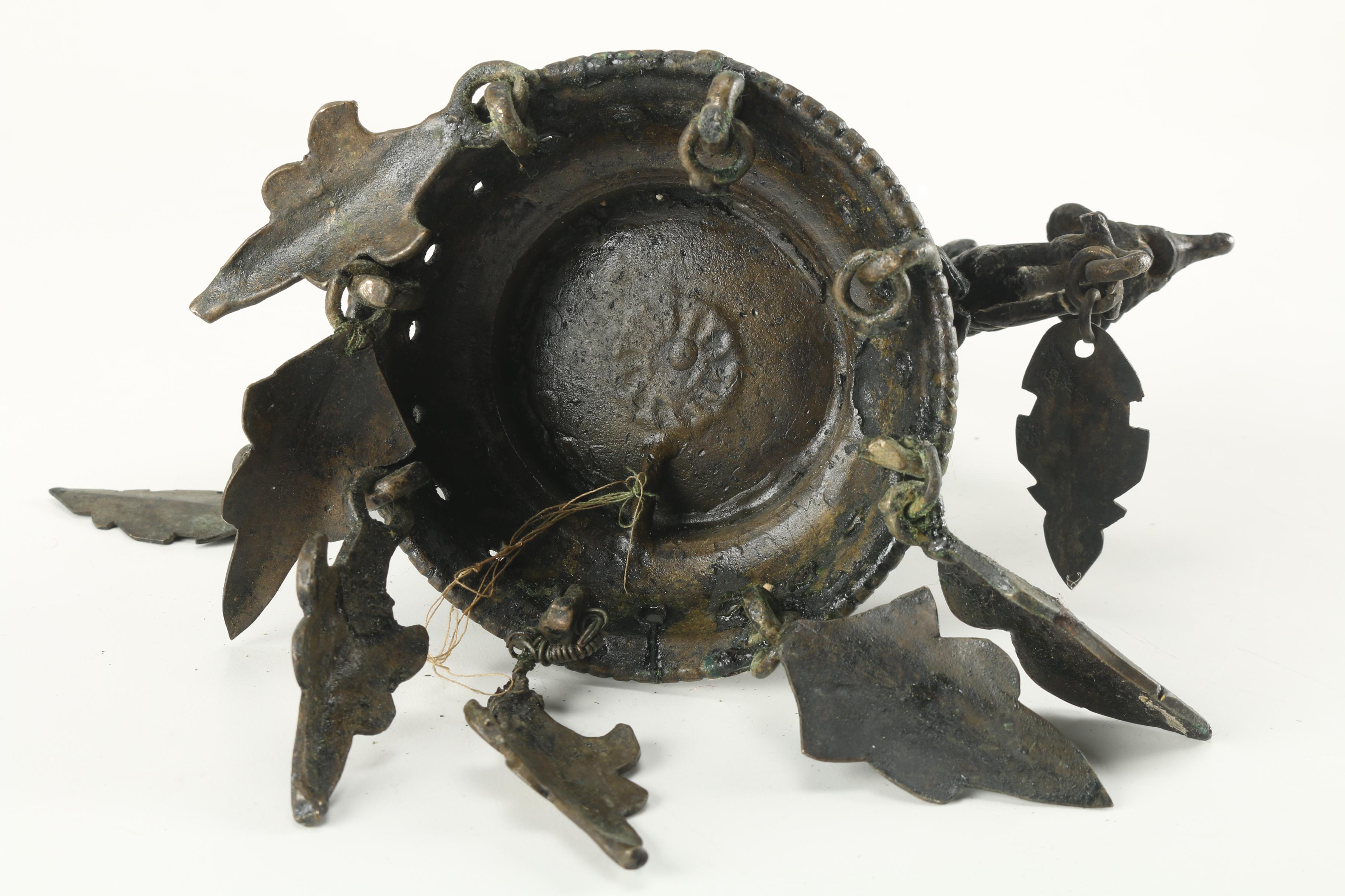 Hanging Wrought Iron Candle Holder