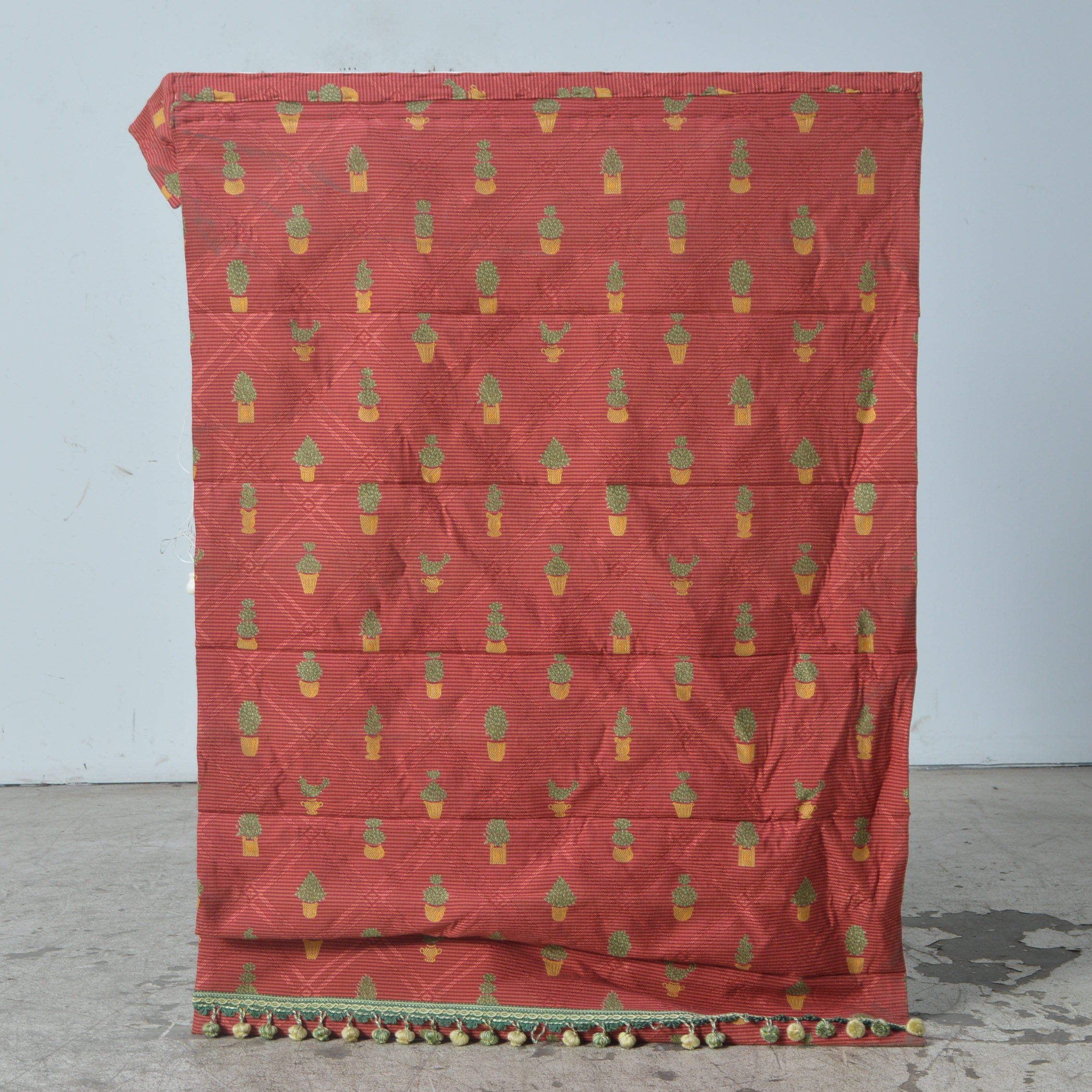 Upholstered Roman Shades