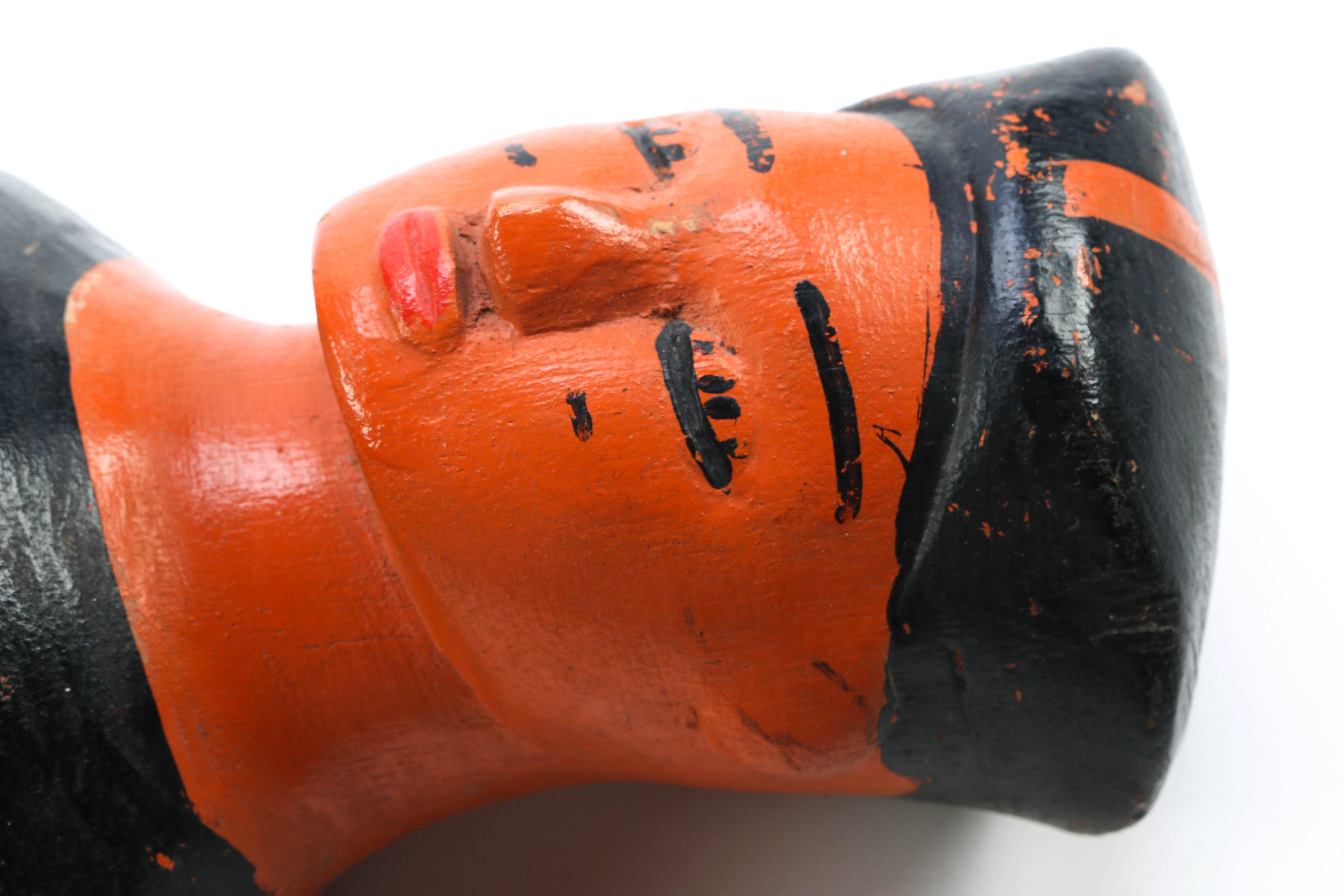 Wooden Double Face Dance Mask