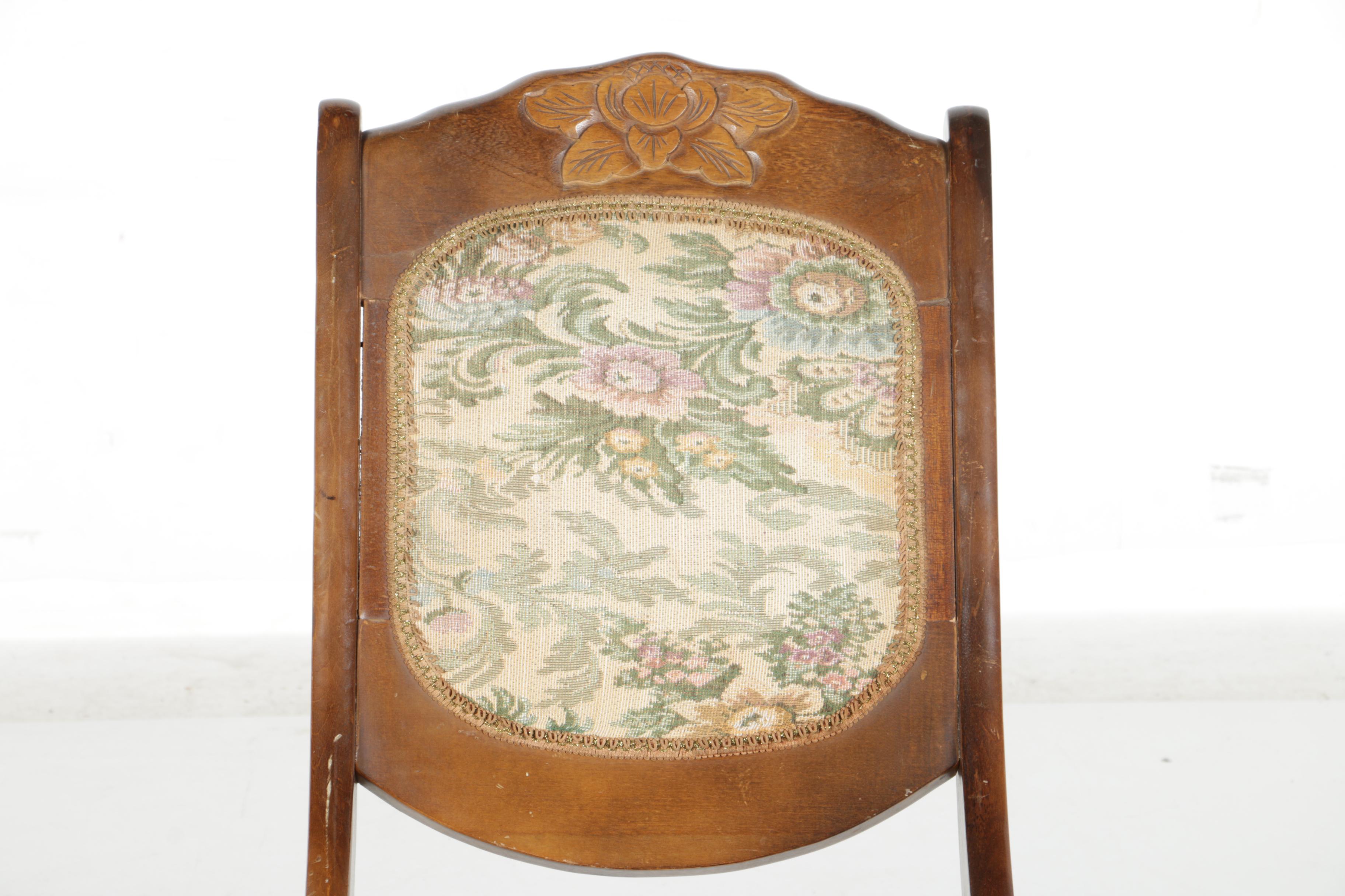 Victorian Style Folding Rocking Chair