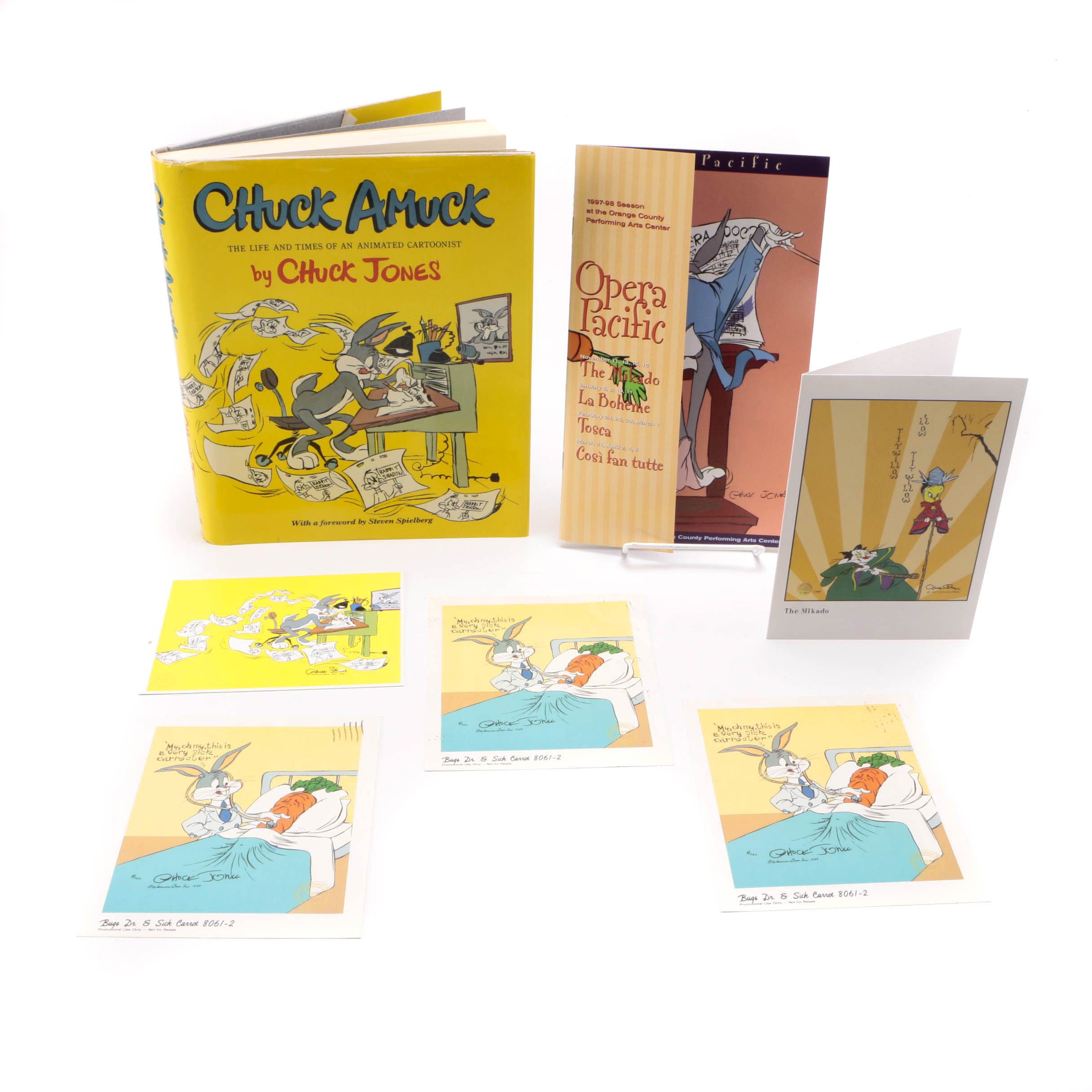 Signed First Edition "Chuck Amuck" by Chuck Jones