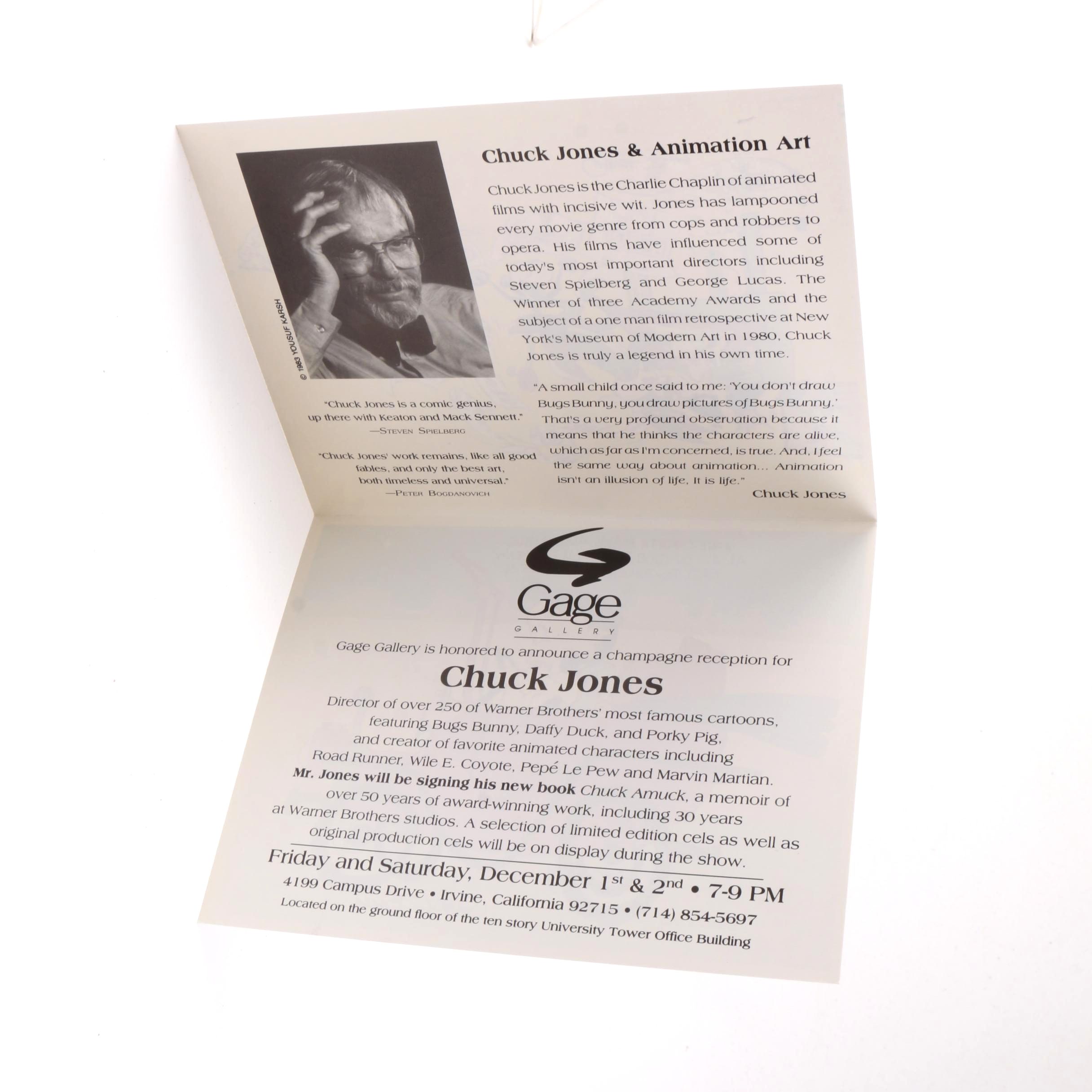 Signed First Edition "Chuck Amuck" by Chuck Jones