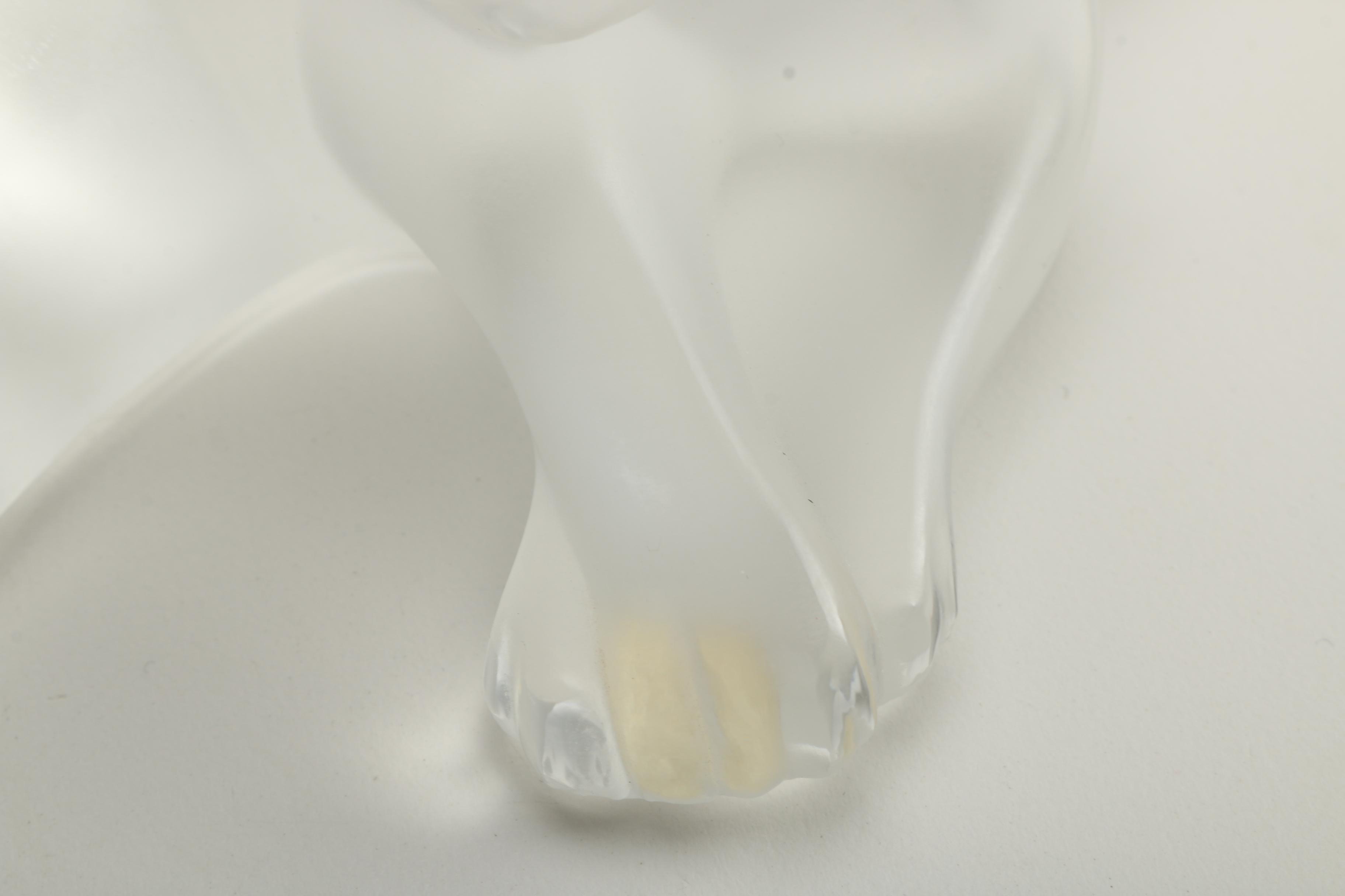 Lalique Crystal "Lion Cubs" Figurine