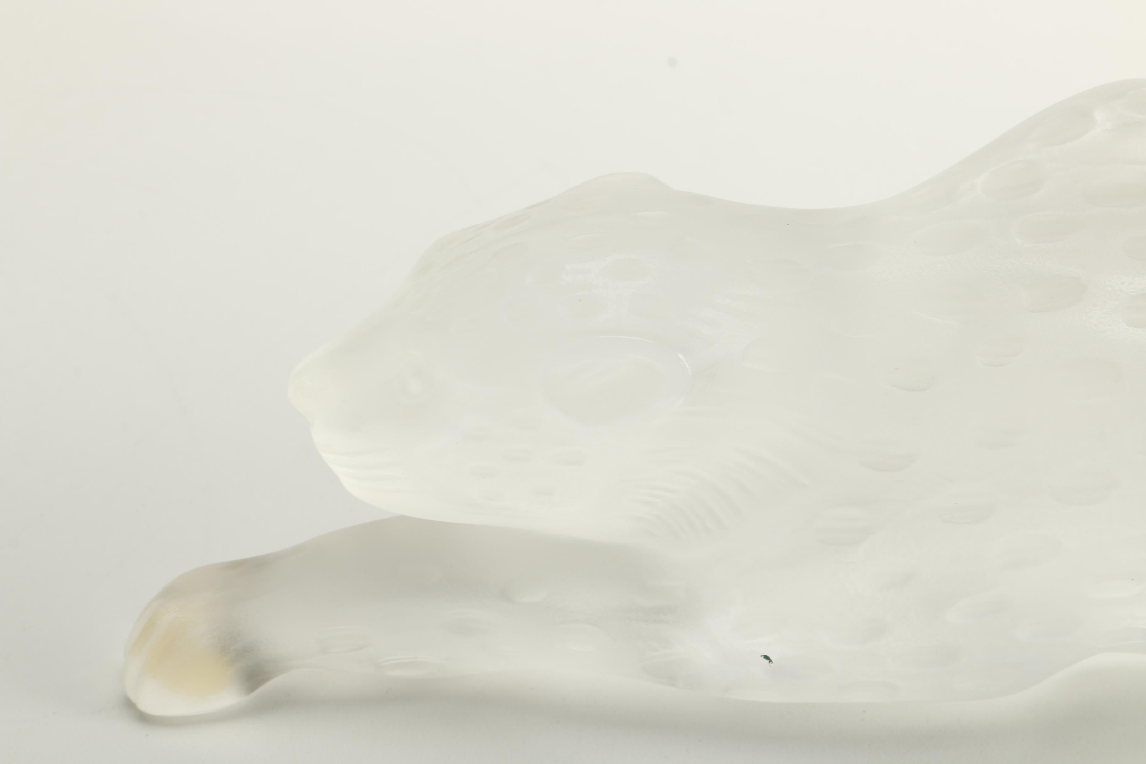 Lalique Crystal Panther Figurine