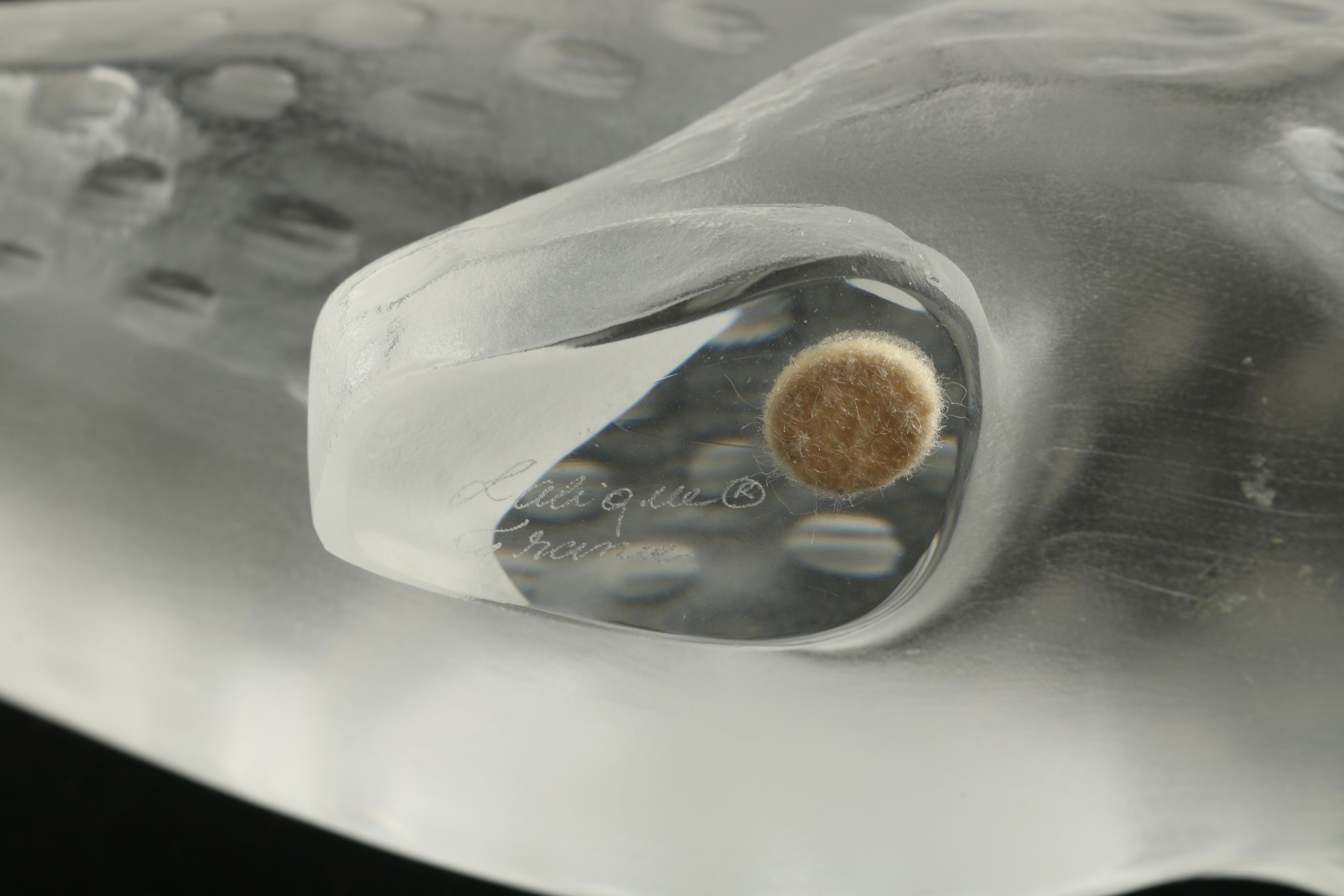 Lalique Crystal Panther Figurine