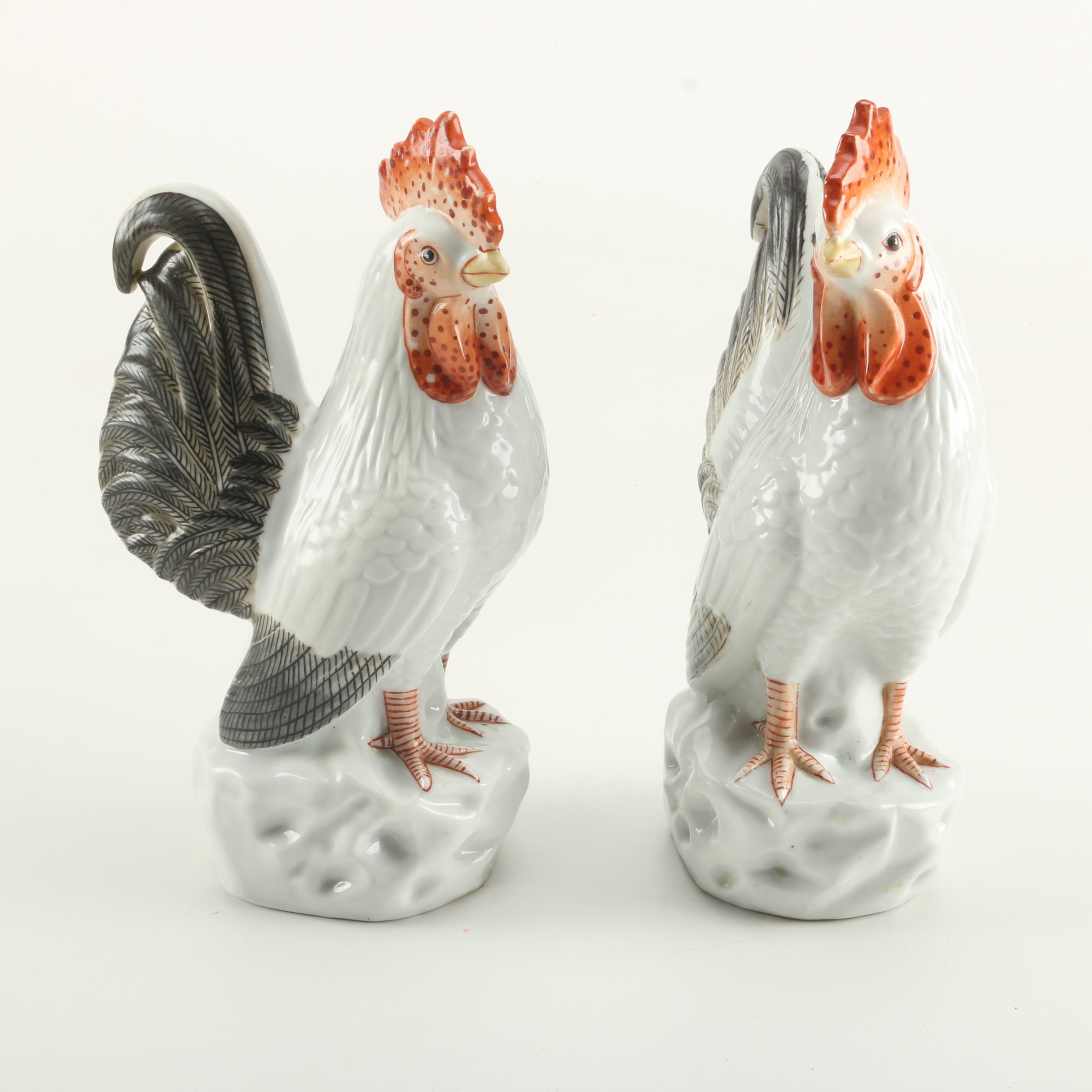 Maitland-Smith Rooster Figurines