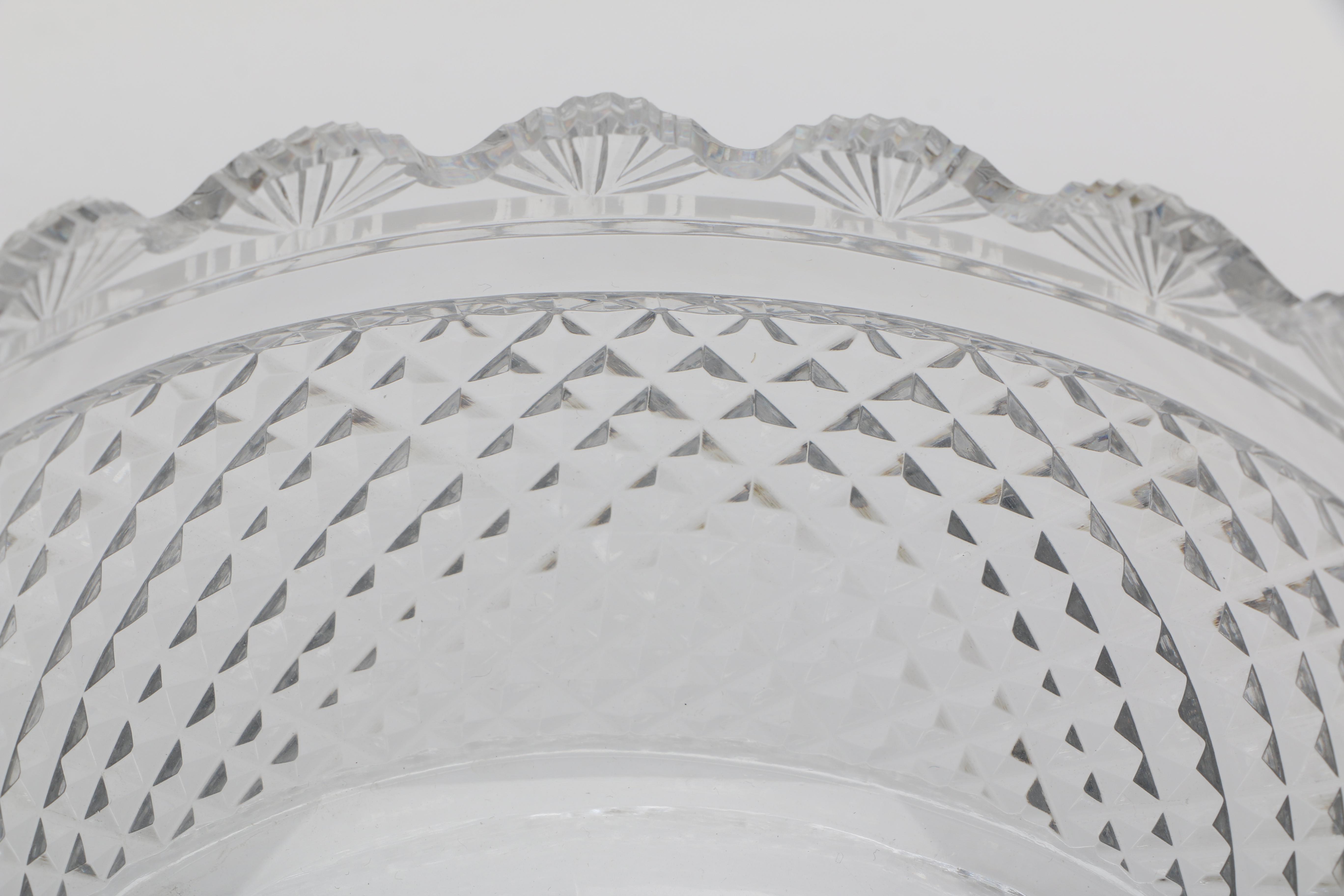 Waterford Crystal Pedestal Bowl and "Colleen" Pitcher and Bowl