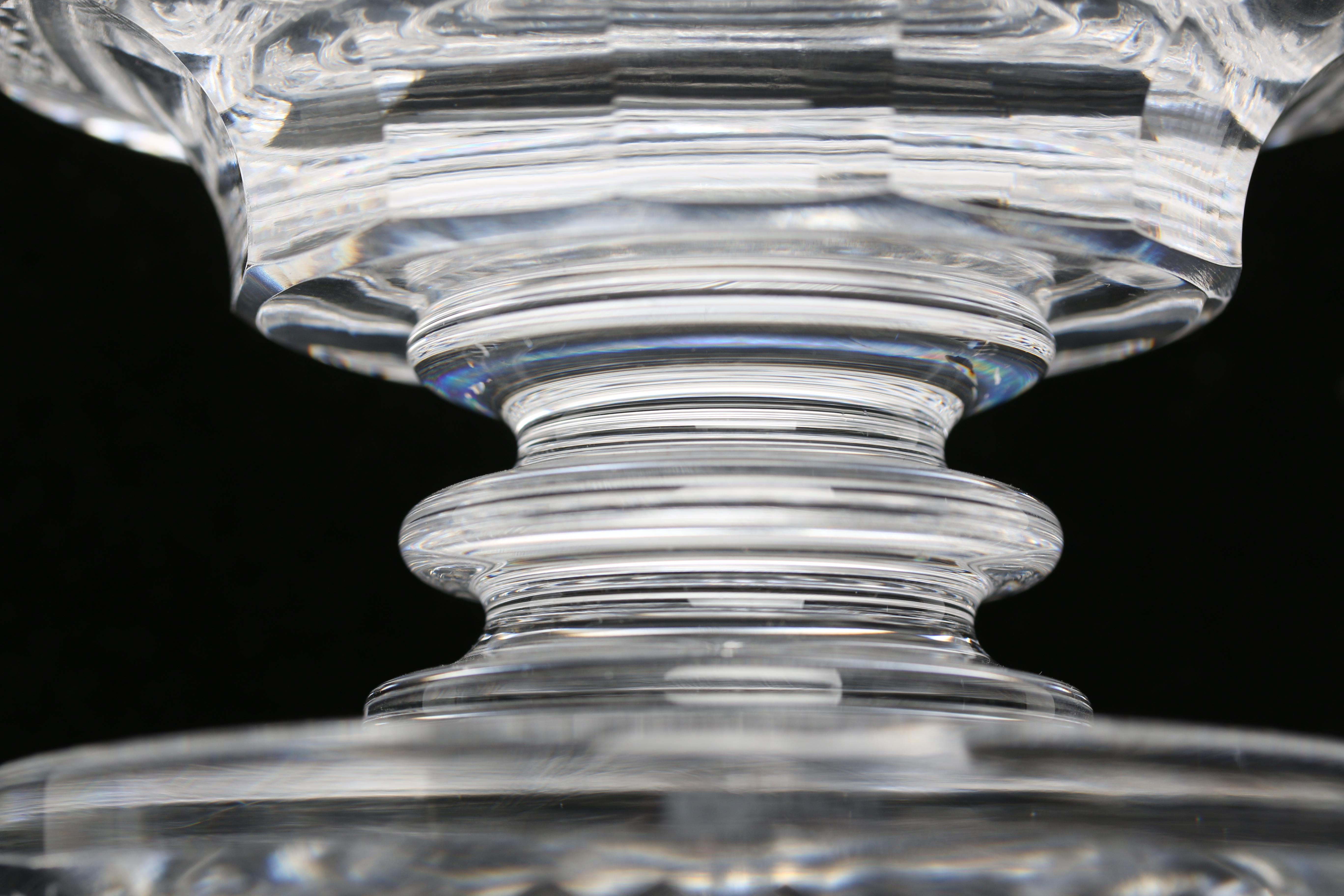 Waterford Crystal Pedestal Bowl and "Colleen" Pitcher and Bowl