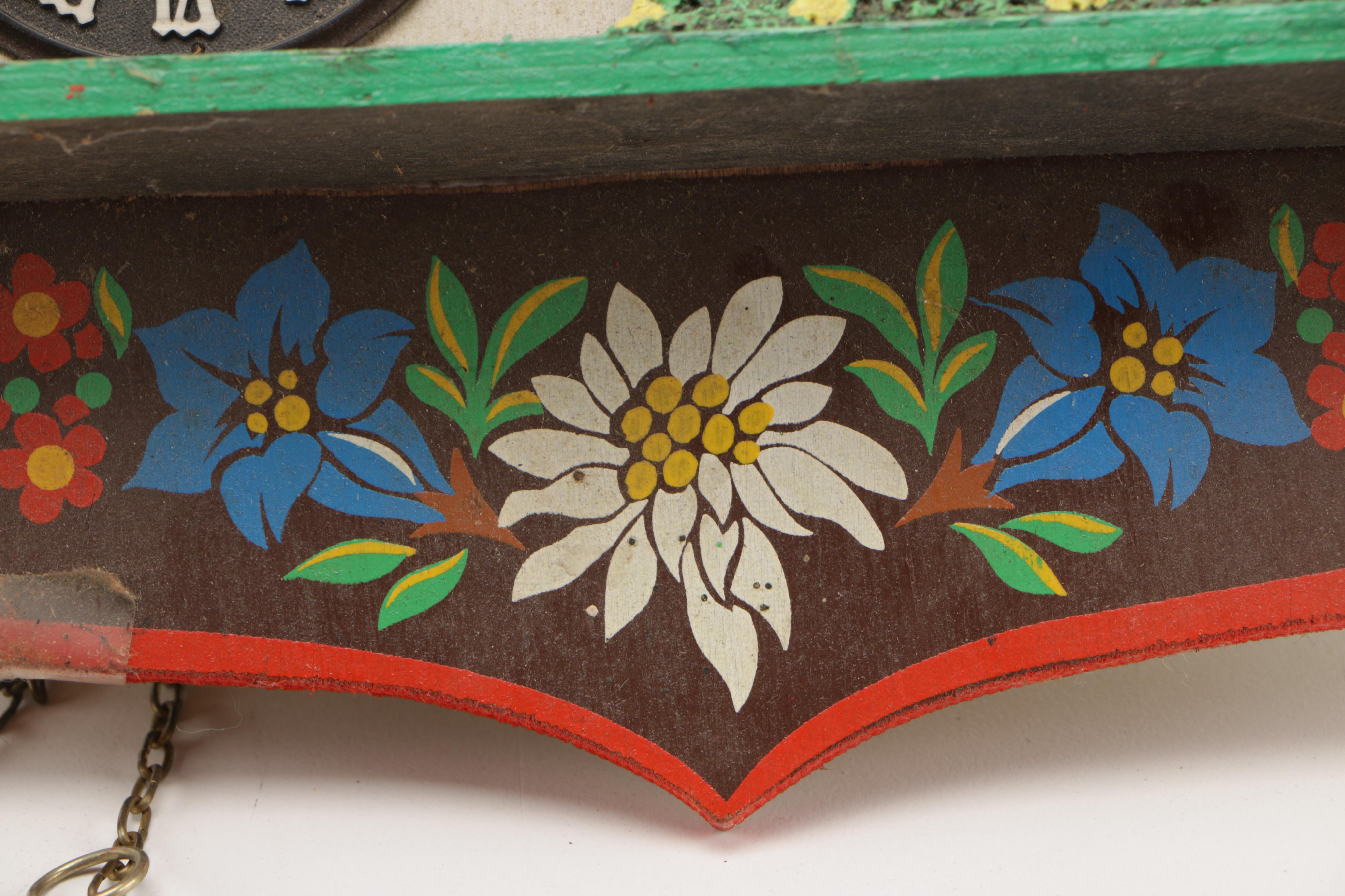 West German Combination Cuckoo Clock and Weather House