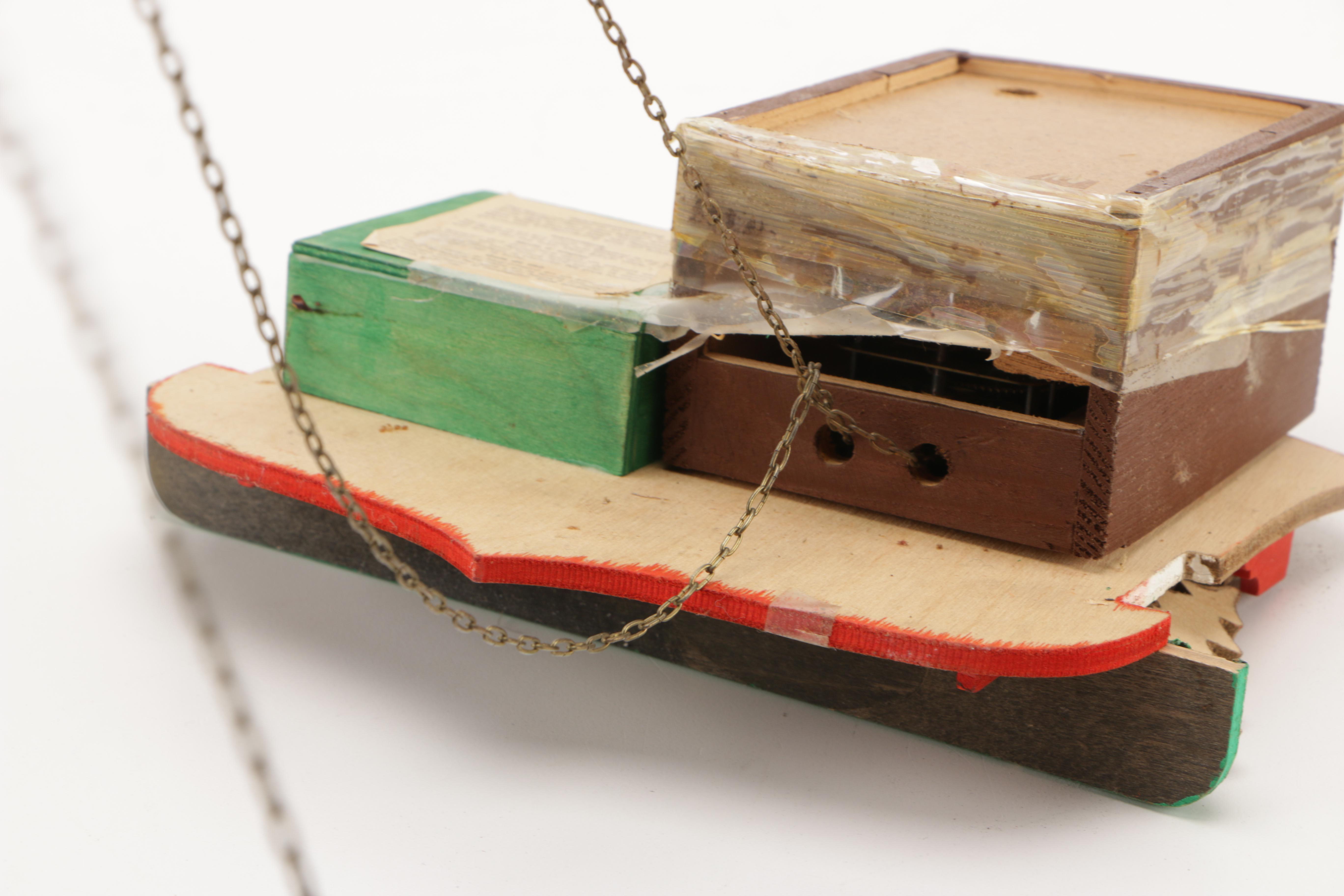 West German Combination Cuckoo Clock and Weather House