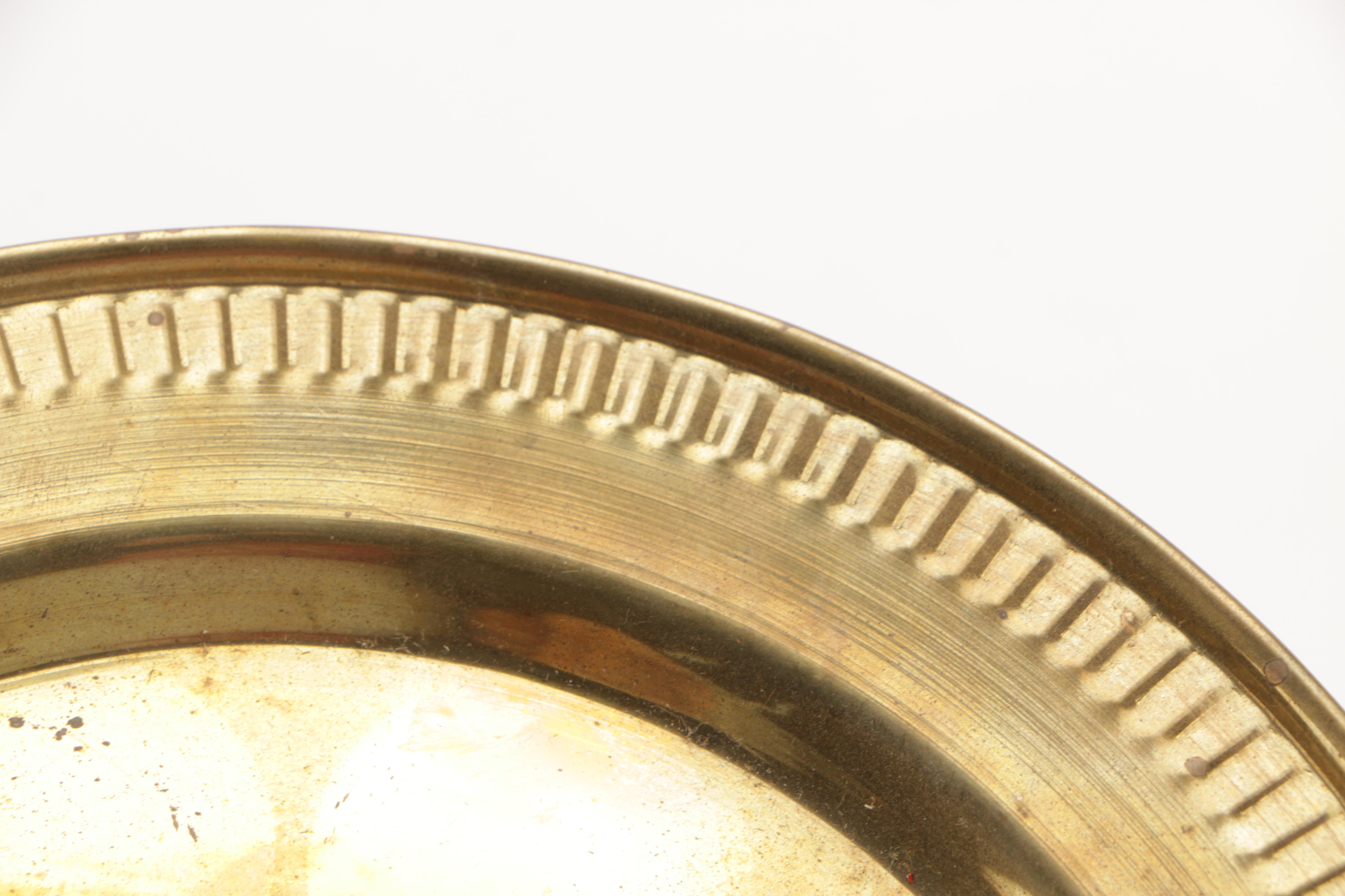 Indo-Persian Style Amber Glasses and Pitcher Set With Gold Tone Platter