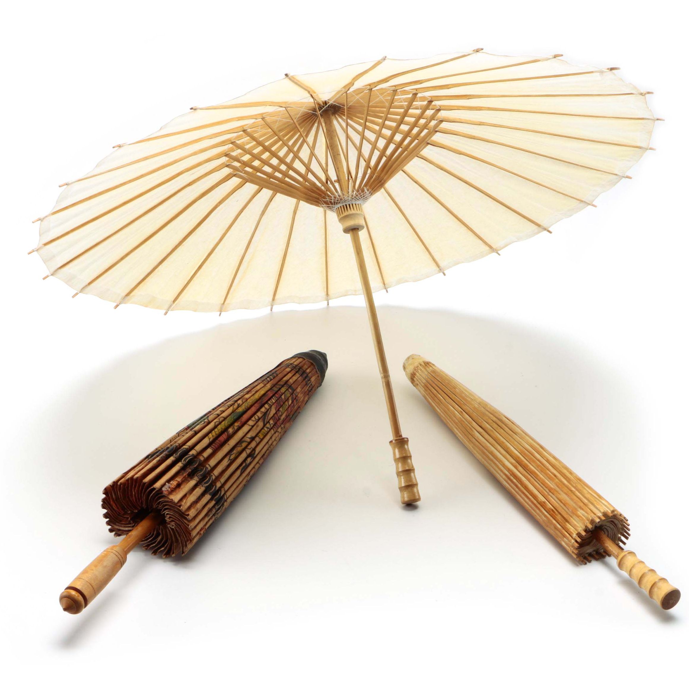 Vintage Japanese and East Asian Parasols