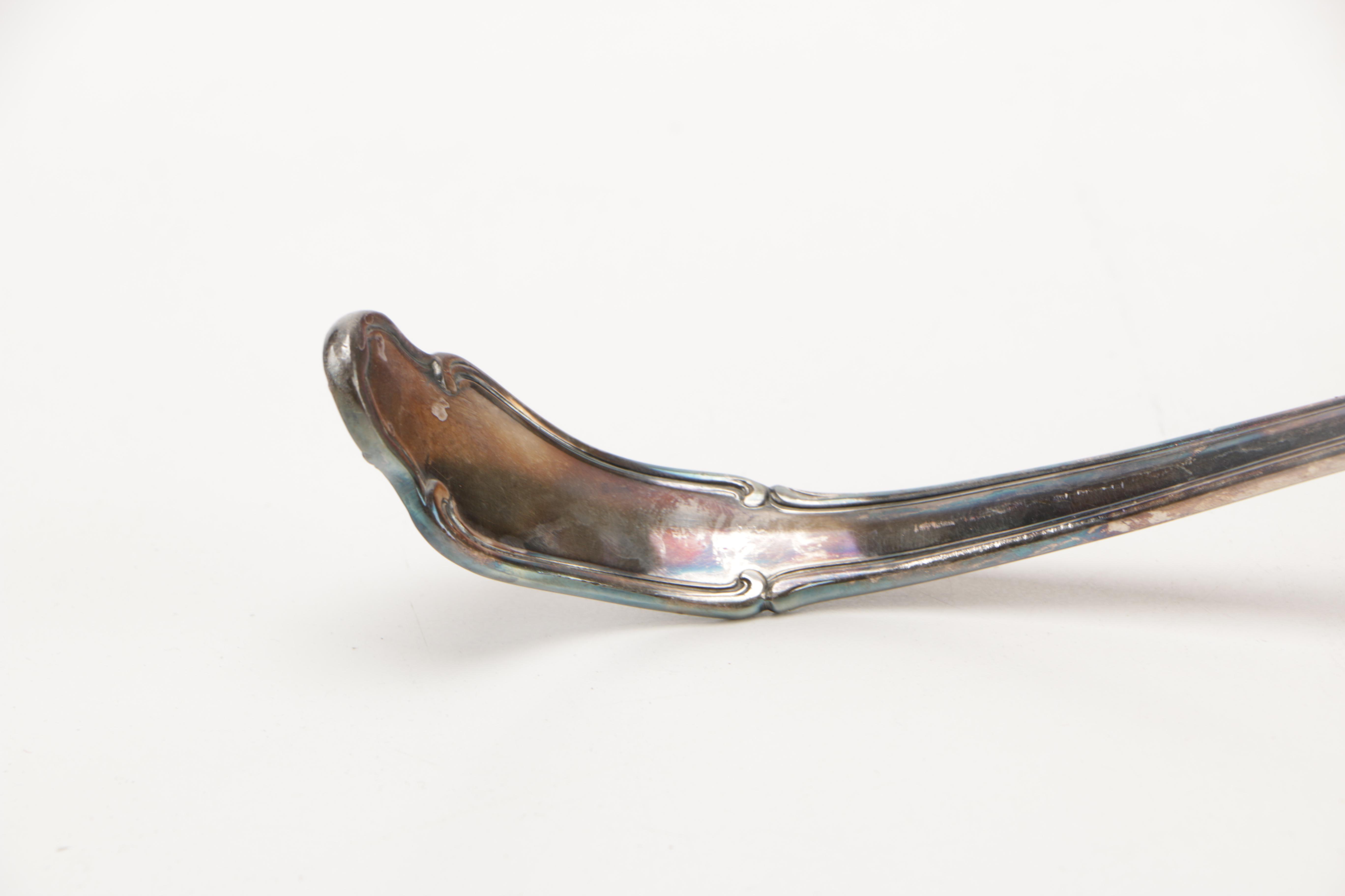 Silver-Plated Ladle and Punch Bowl with Glass Insert