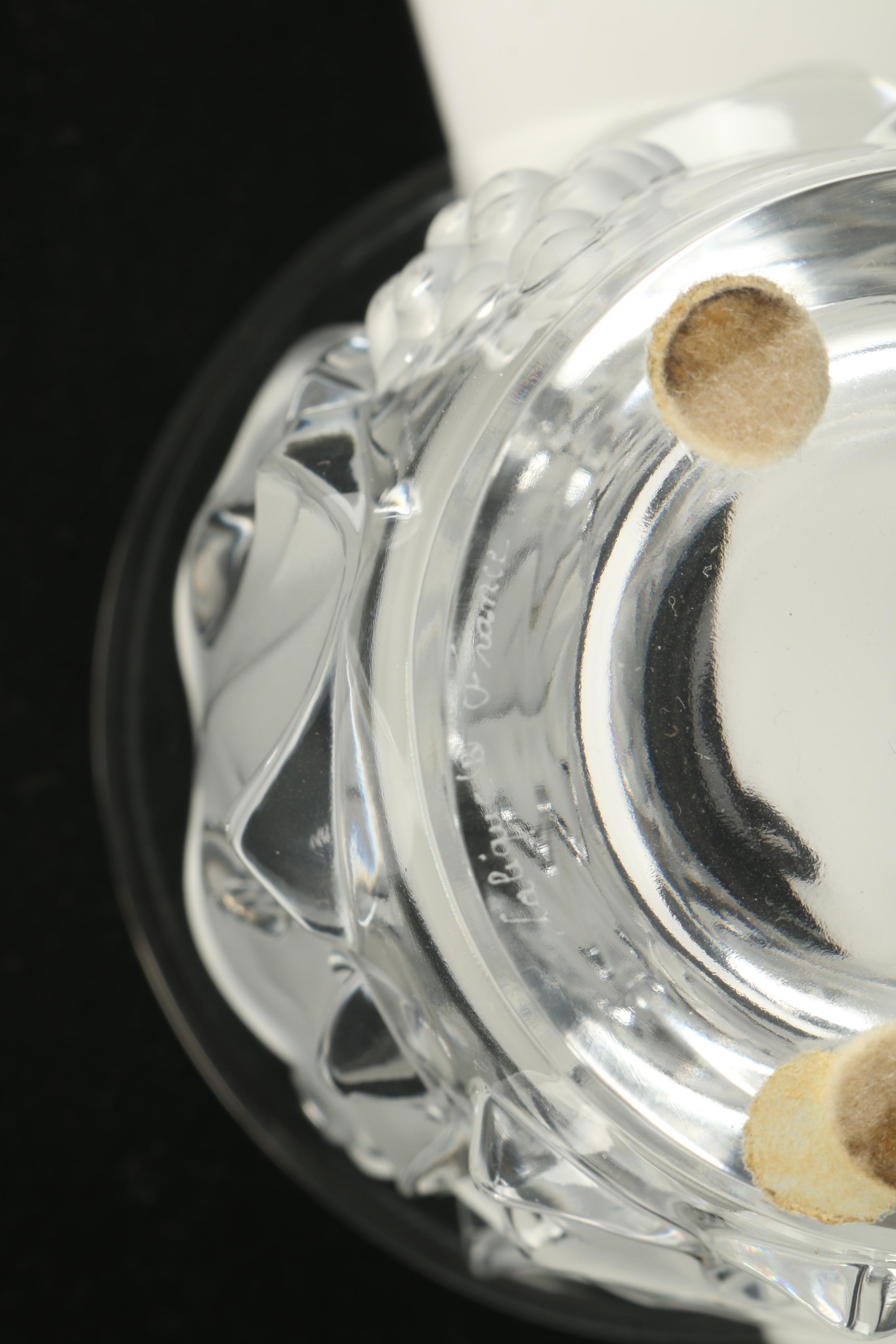 Lalique Crystal Vase