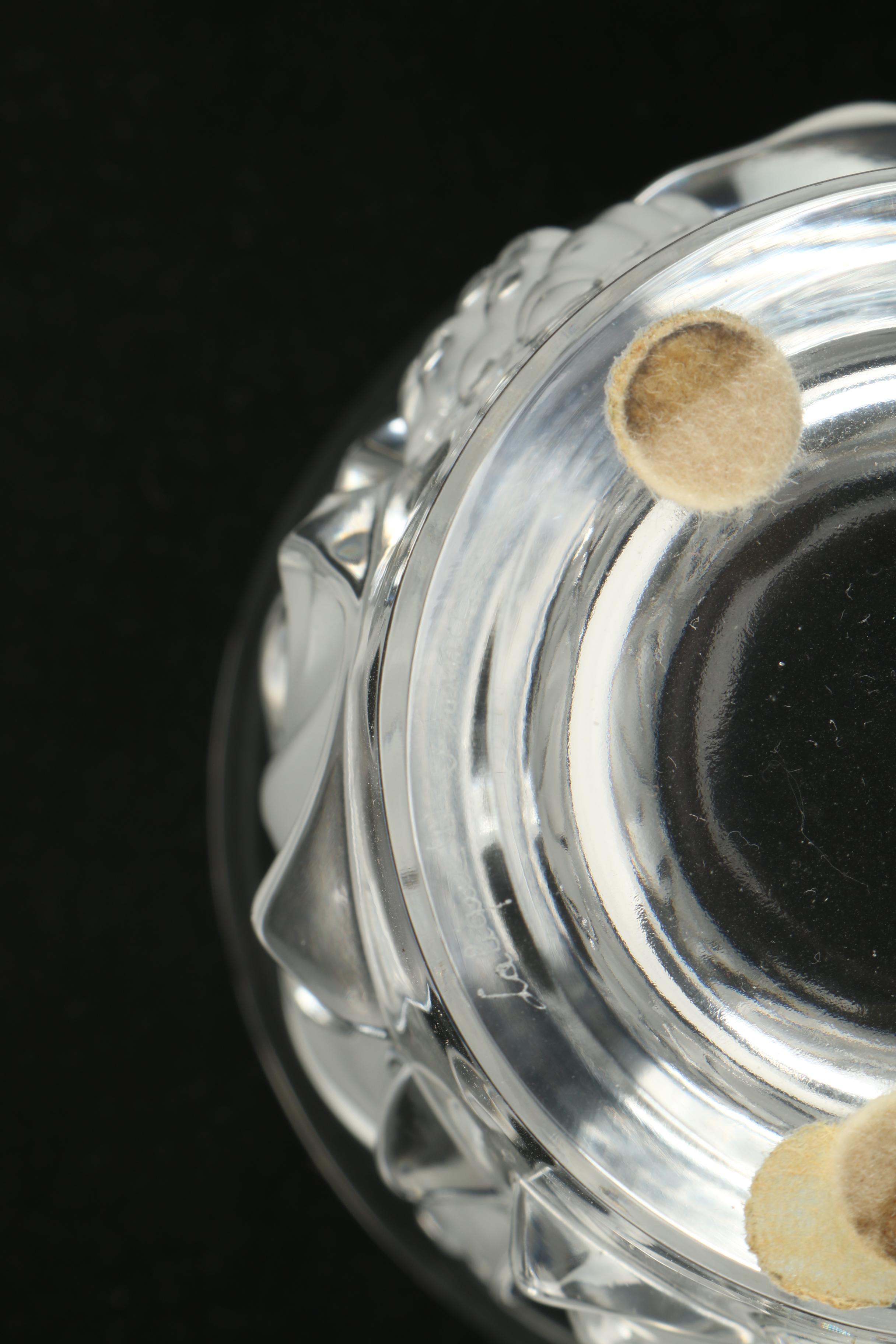 Lalique Crystal Vase