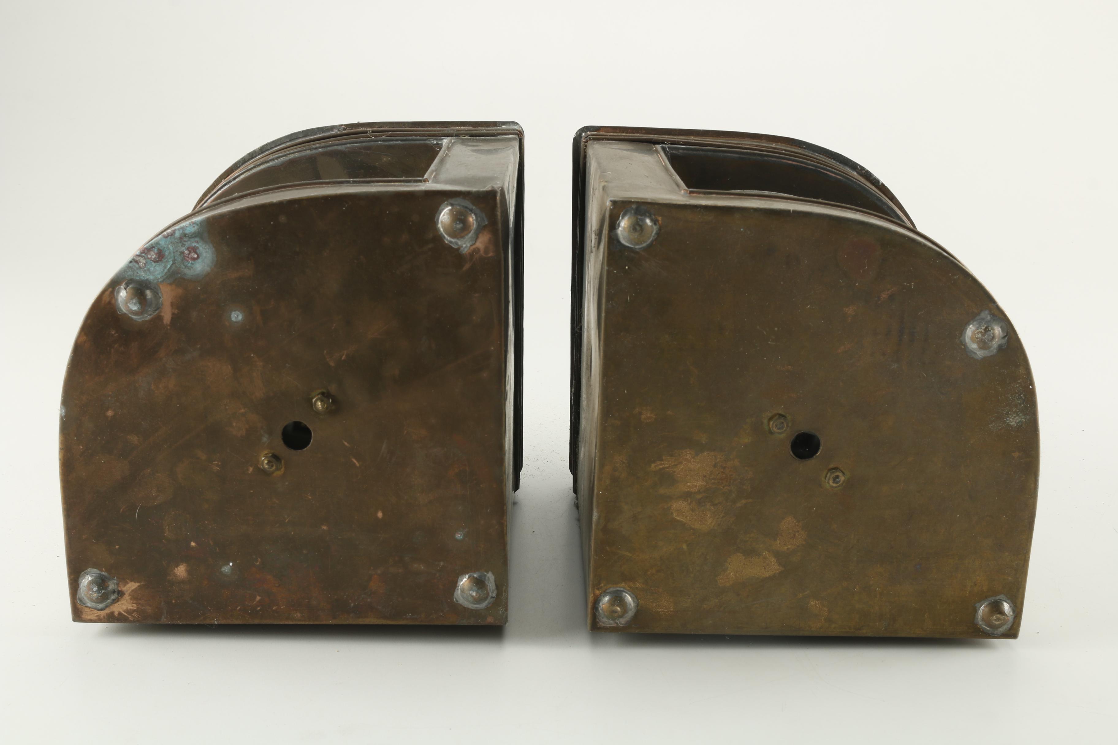 Pair of Hanging Metal Ship's Lanterns