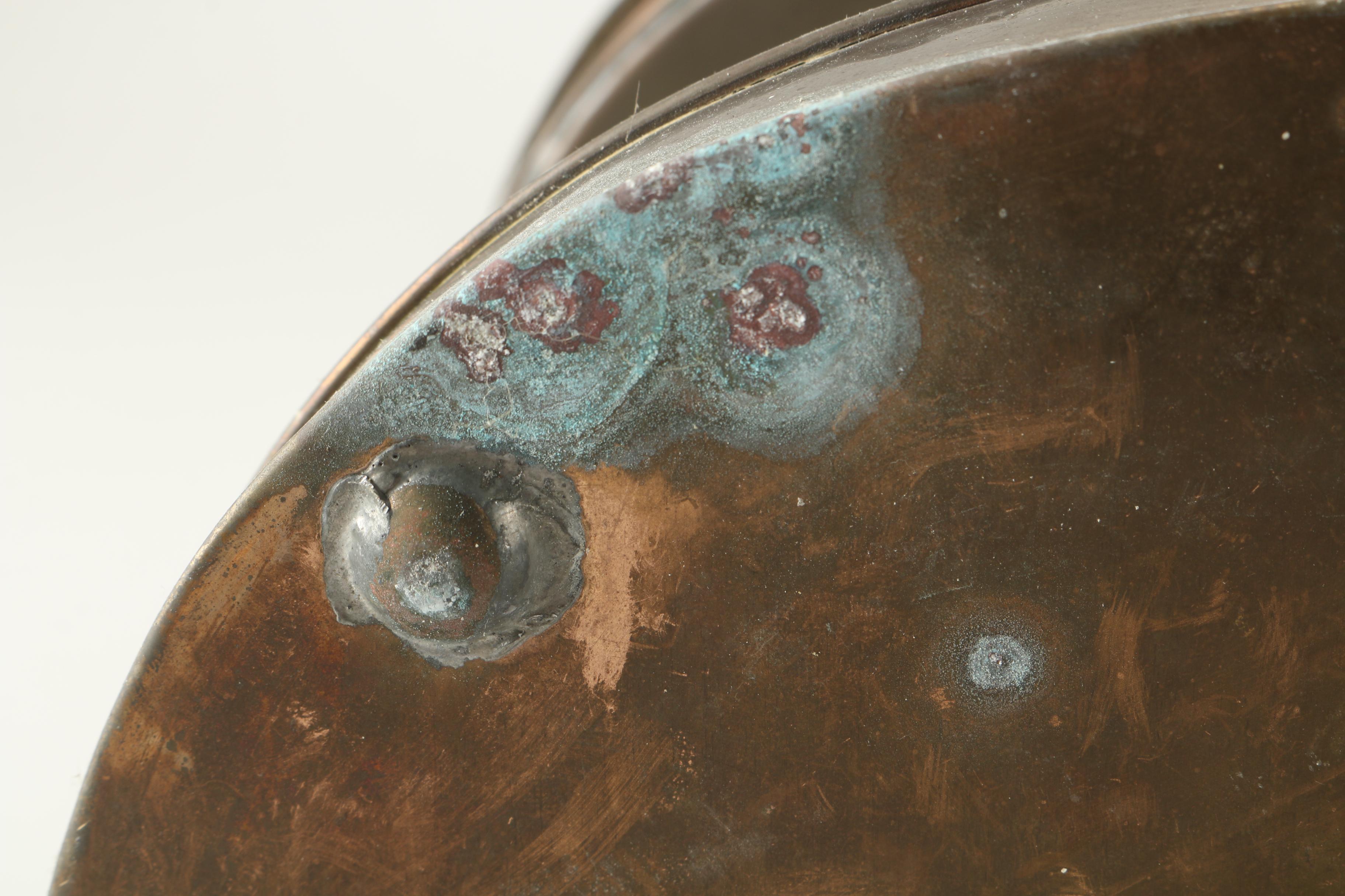 Pair of Hanging Metal Ship's Lanterns