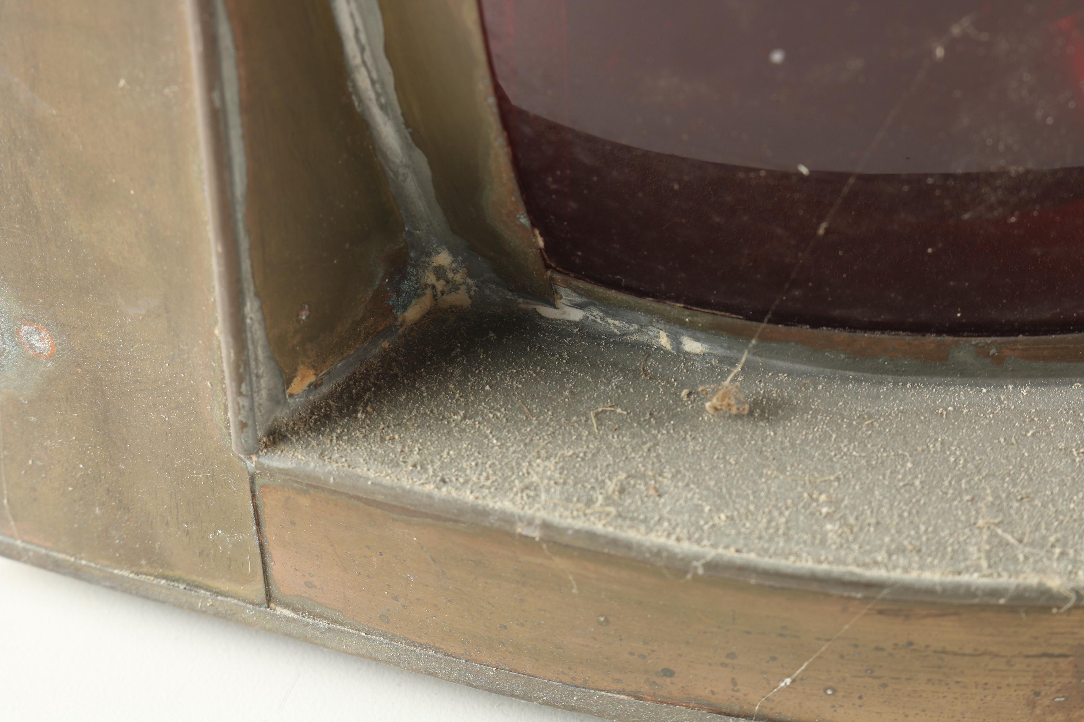 Pair of Hanging Metal Ship's Lanterns