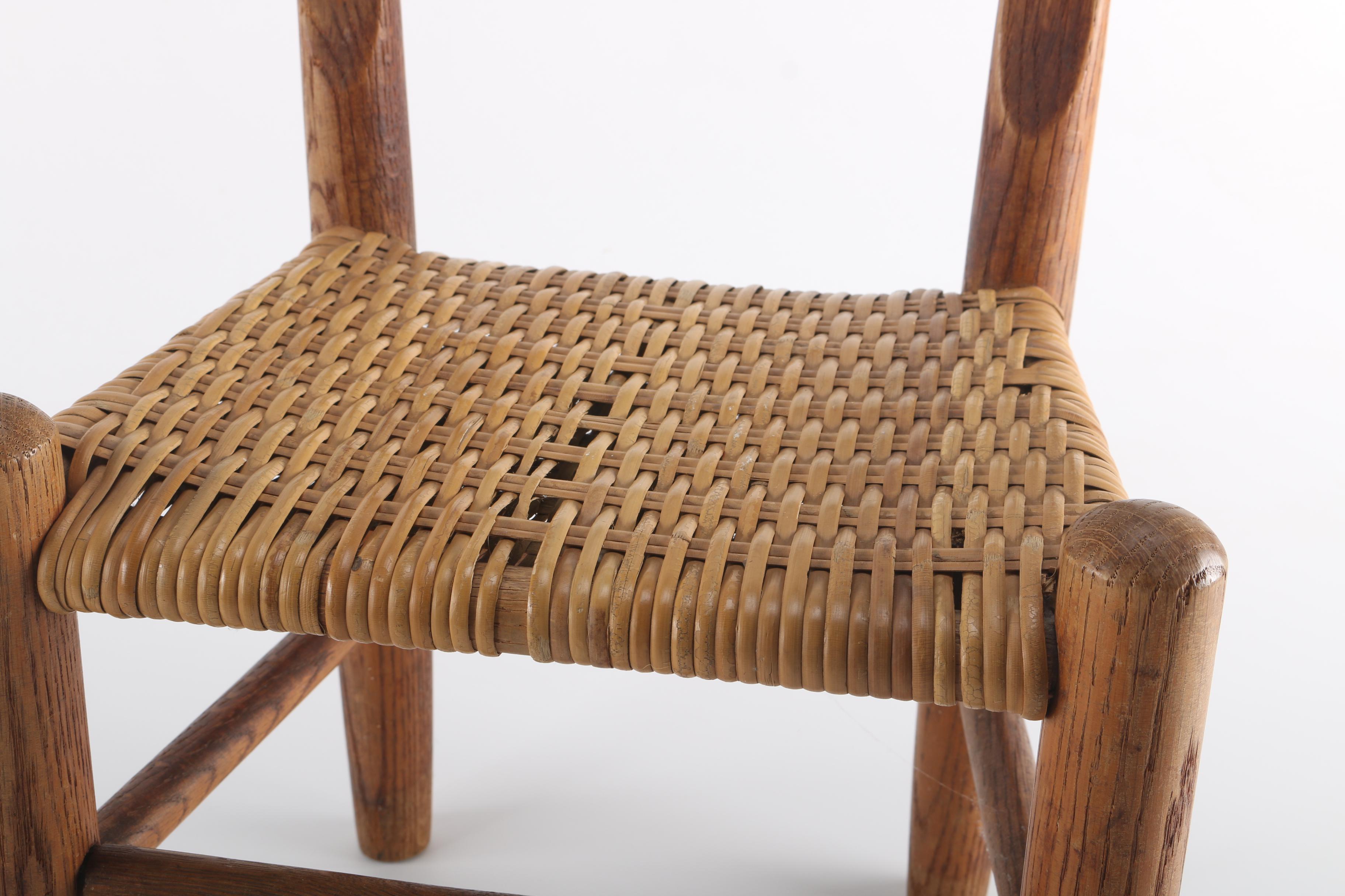 Vintage Child's Ladderback Side Chair