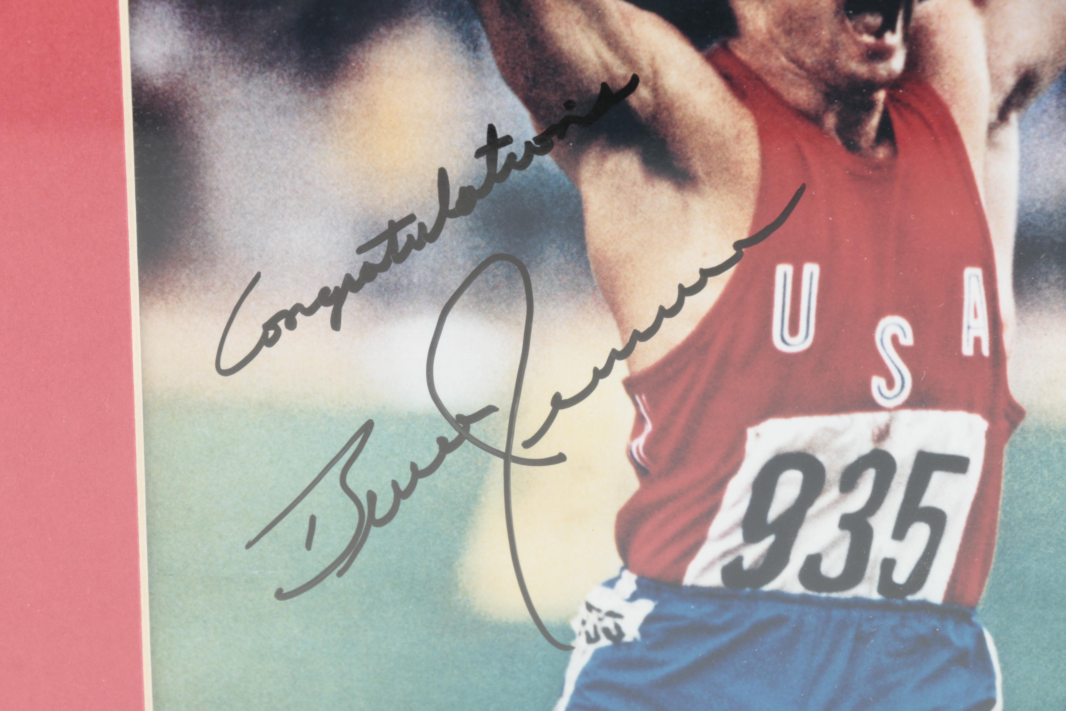 Autographed Bruce Jenner Sports Illustrated Cover