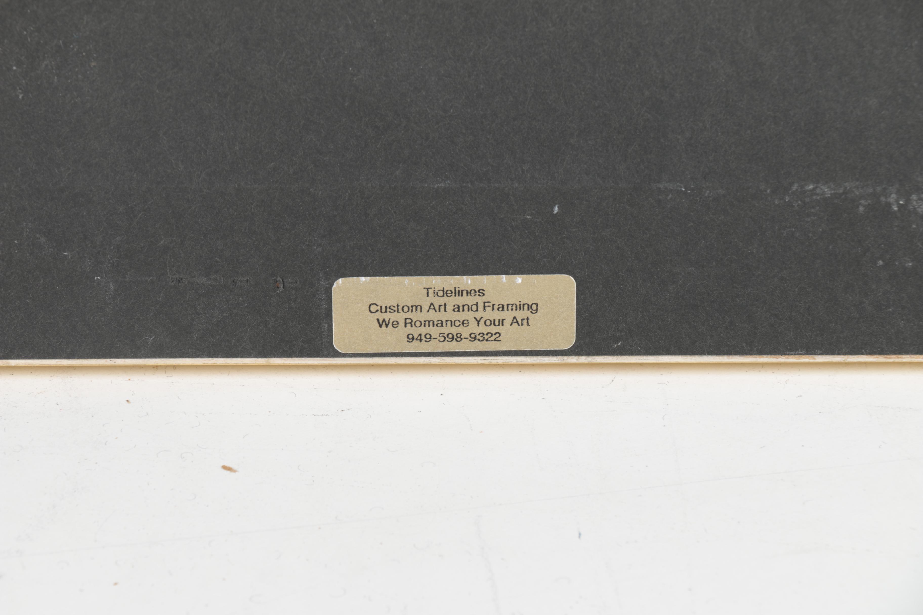 B.B. King Framed Autographed Poster