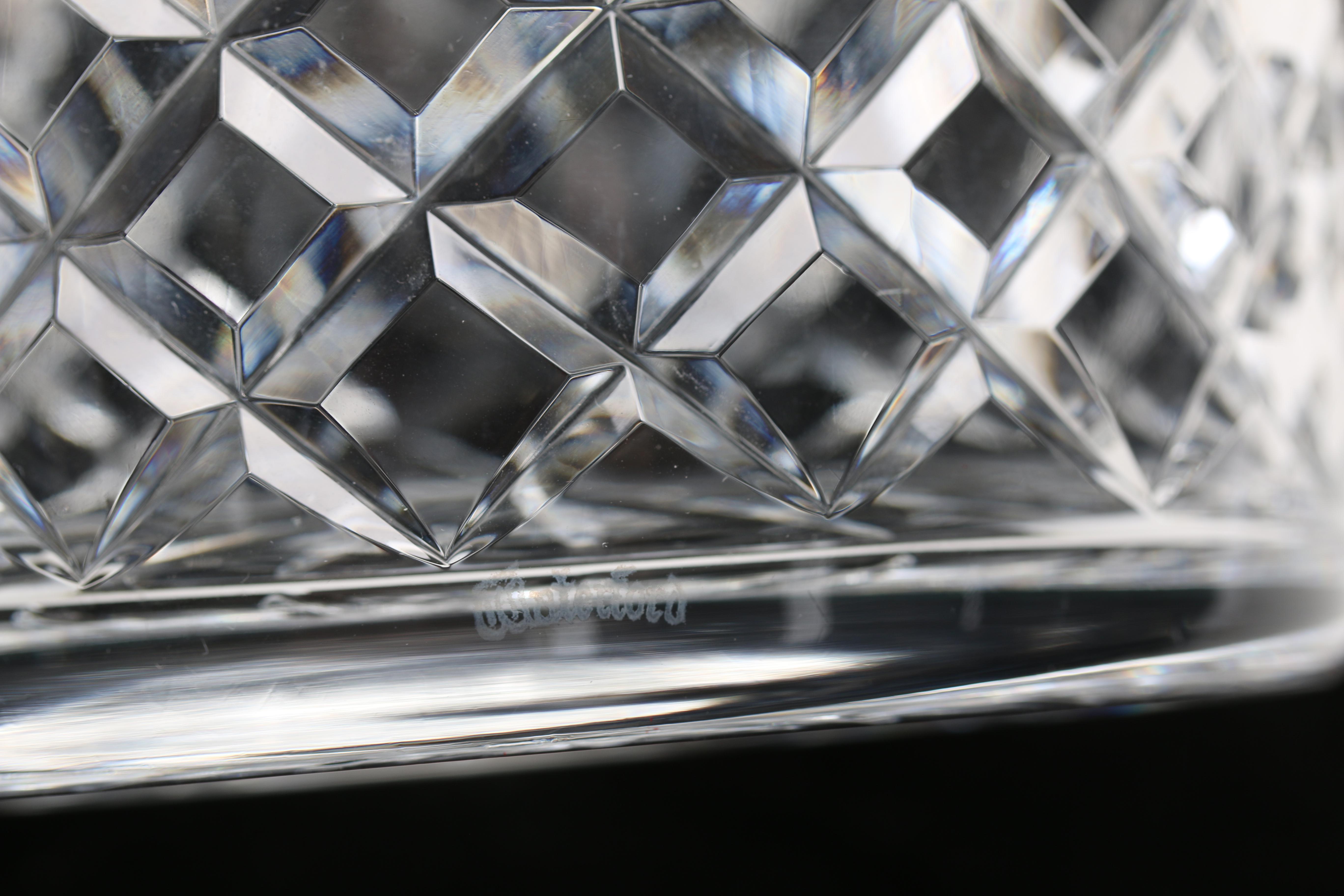 Waterford Crystal Biscuit Barrel and Jam Jar