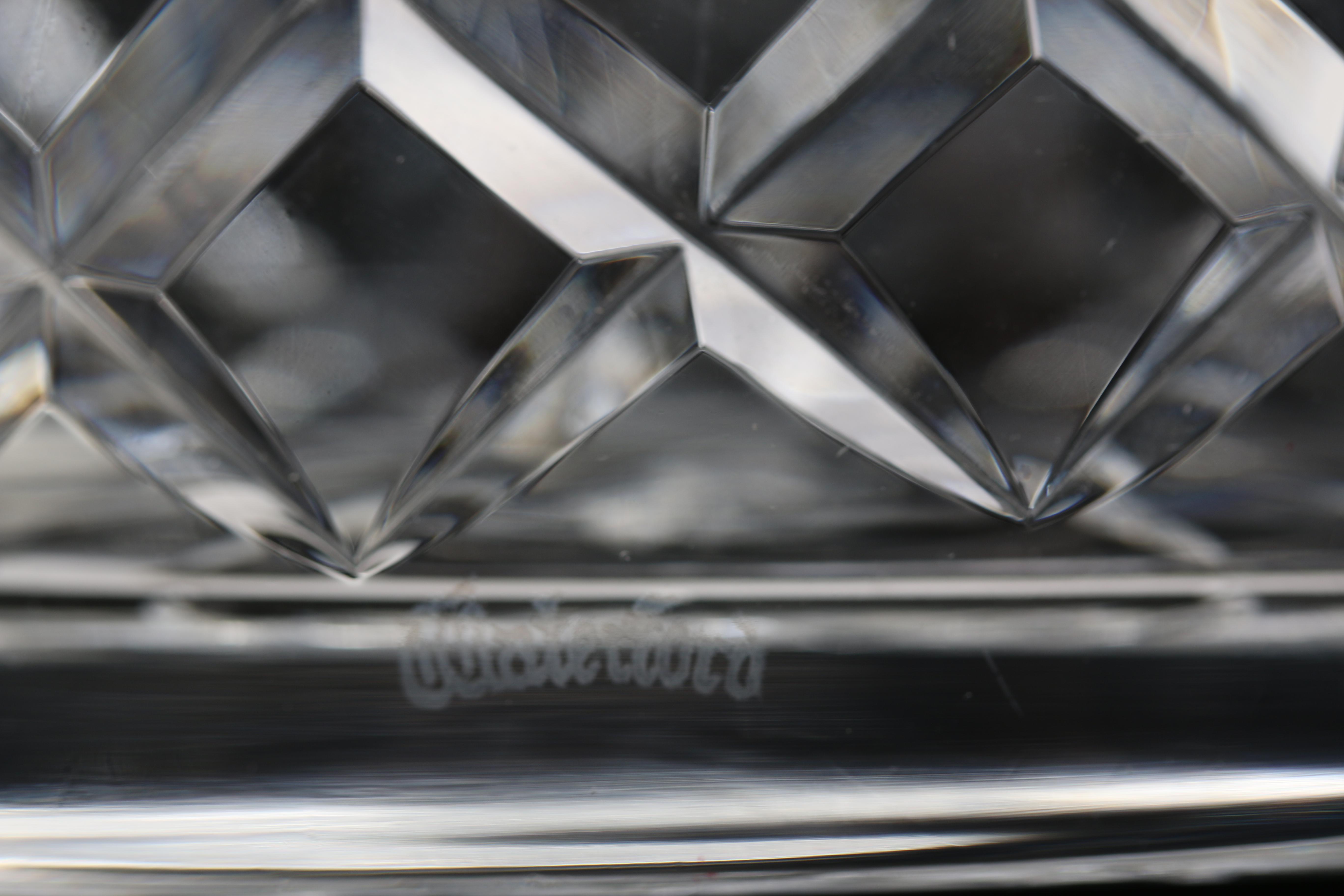 Waterford Crystal Biscuit Barrel and Jam Jar