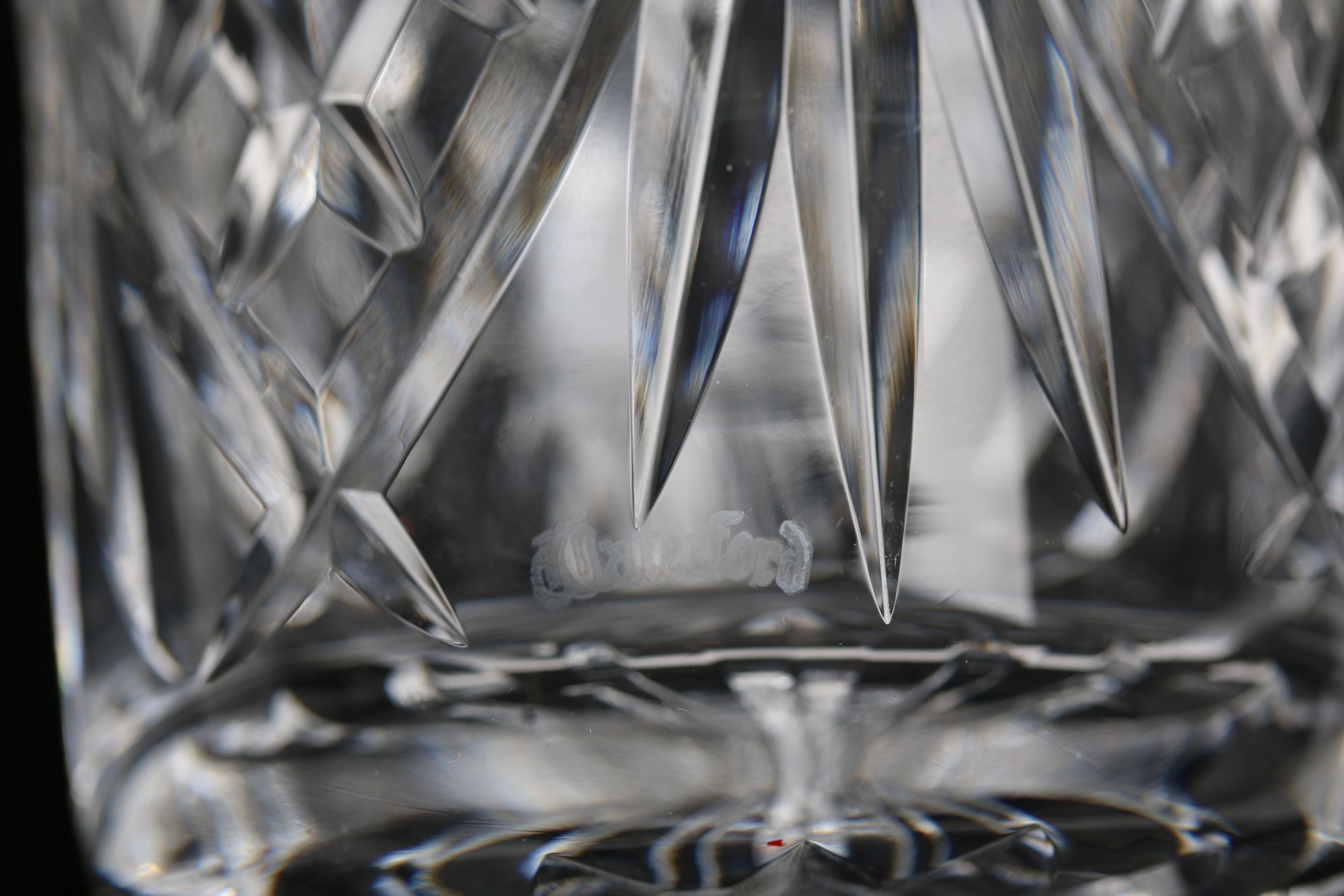 Waterford Crystal Biscuit Barrel and Jam Jar