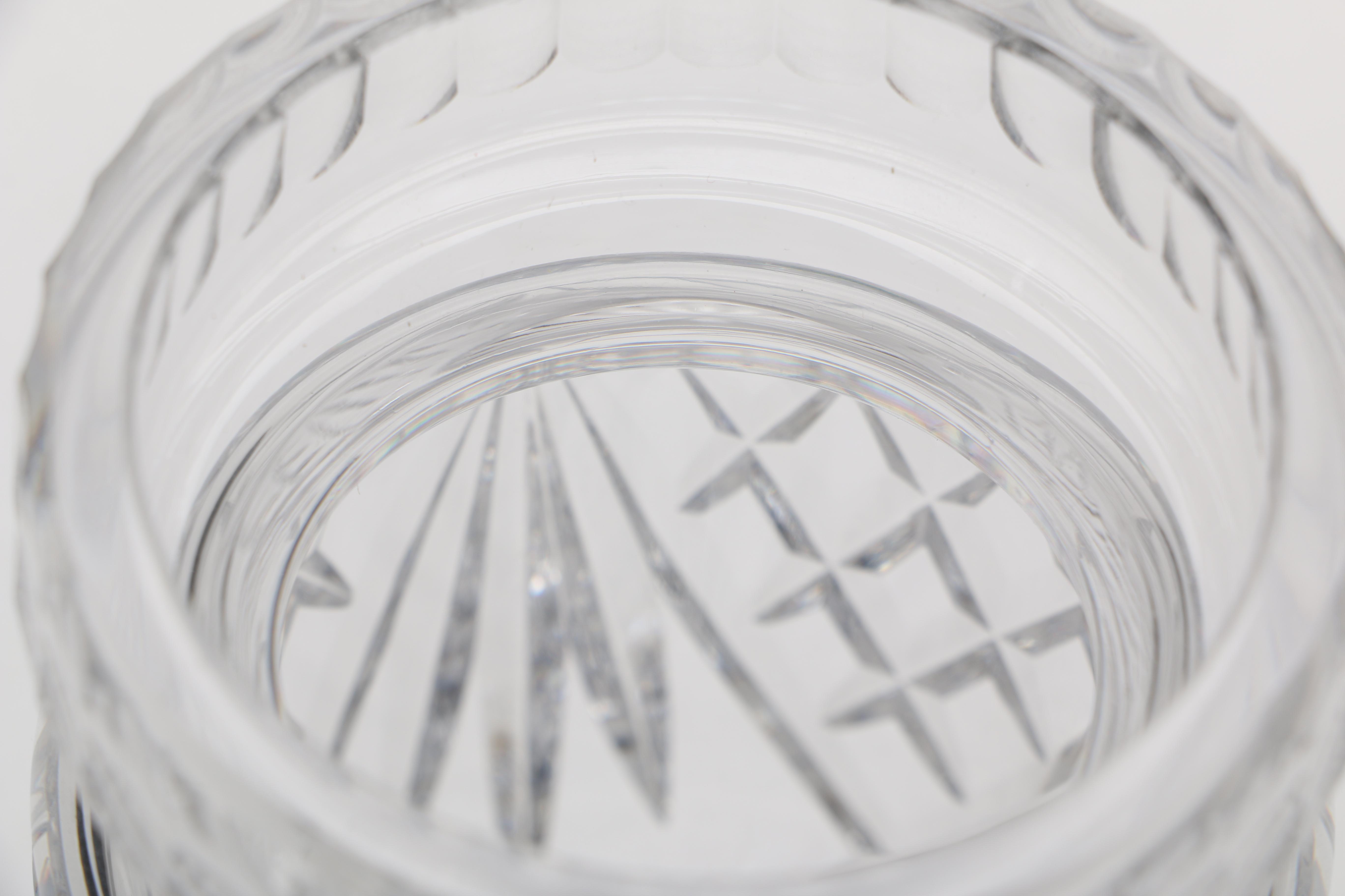 Waterford Crystal Biscuit Barrel and Jam Jar