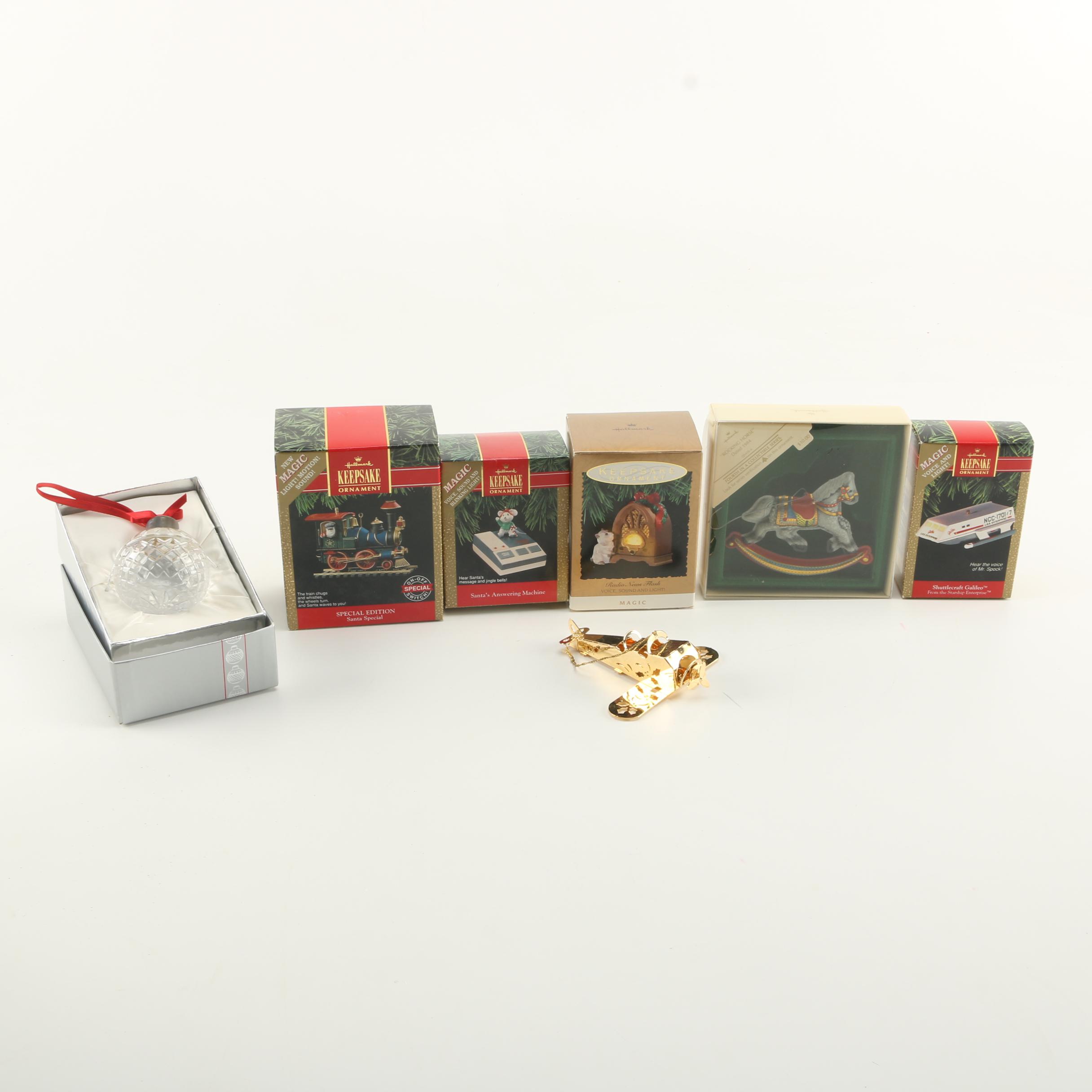Collection of Christmas Ornaments Featuring Lenox