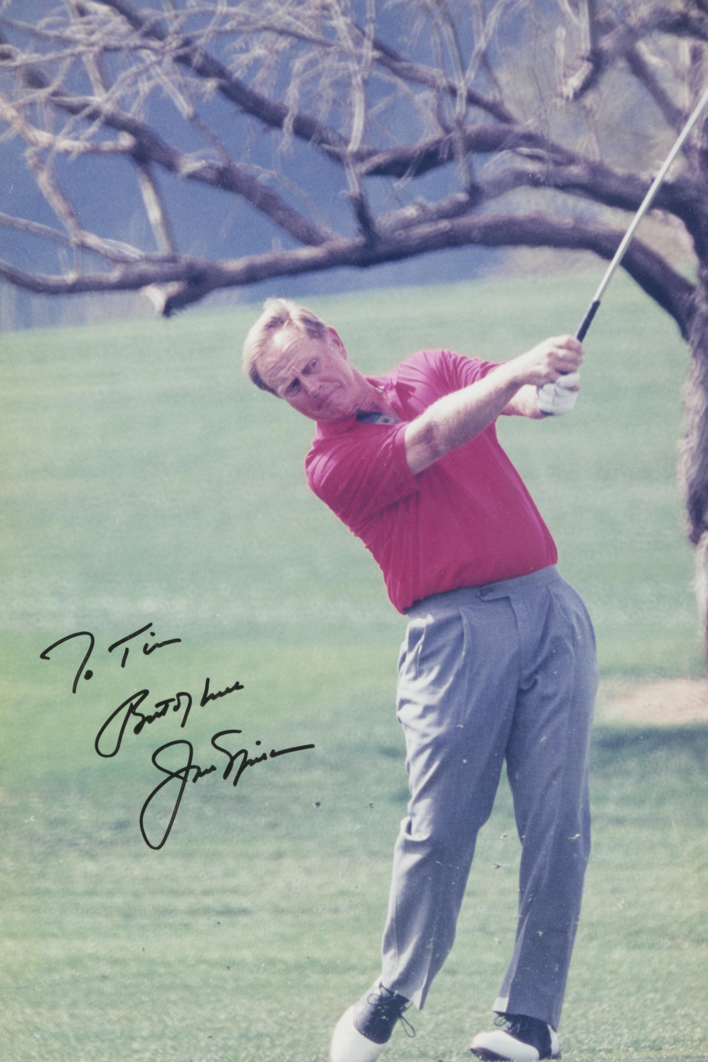Jack Nicklaus Autographed Color Photograph