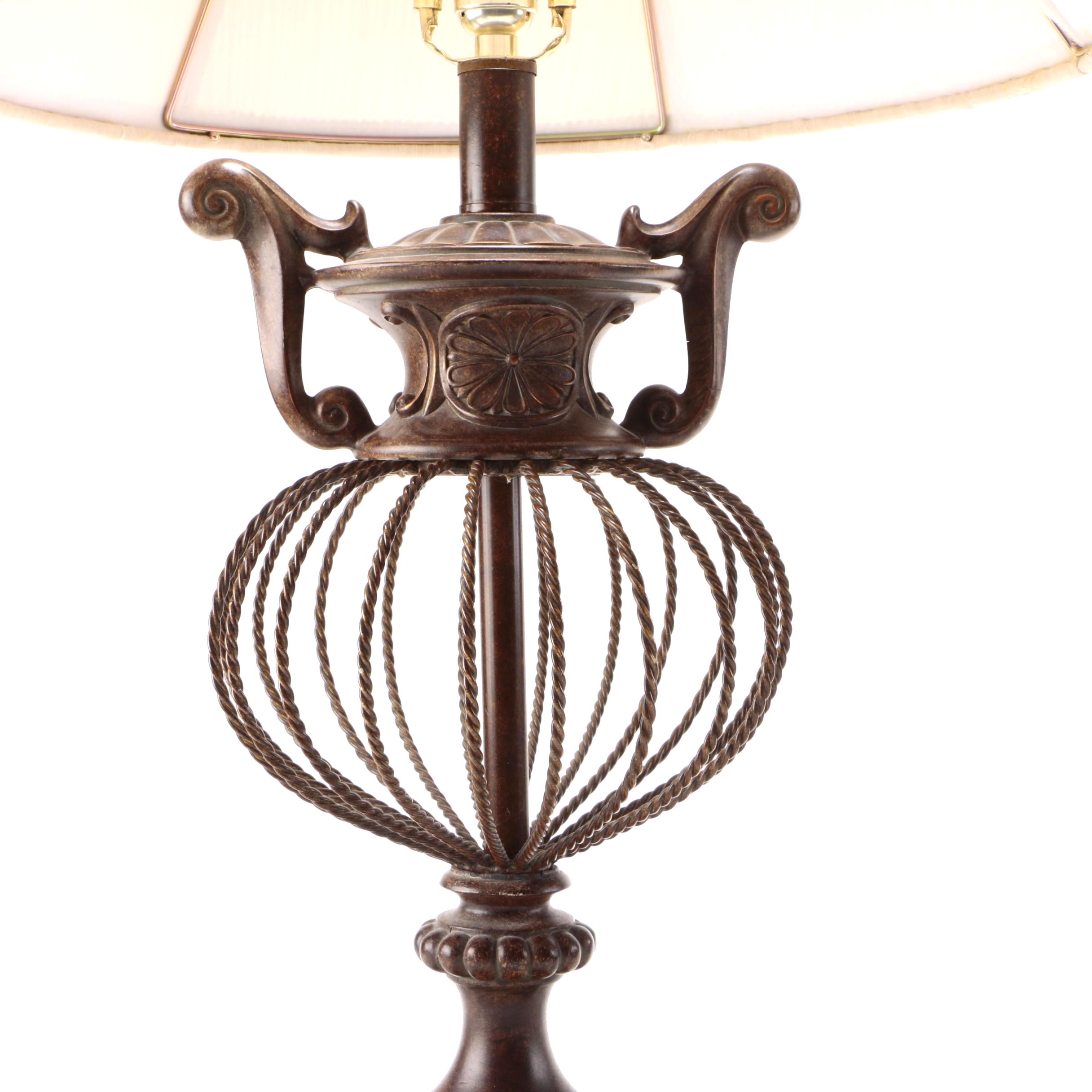 Brown Metal Table Lamps