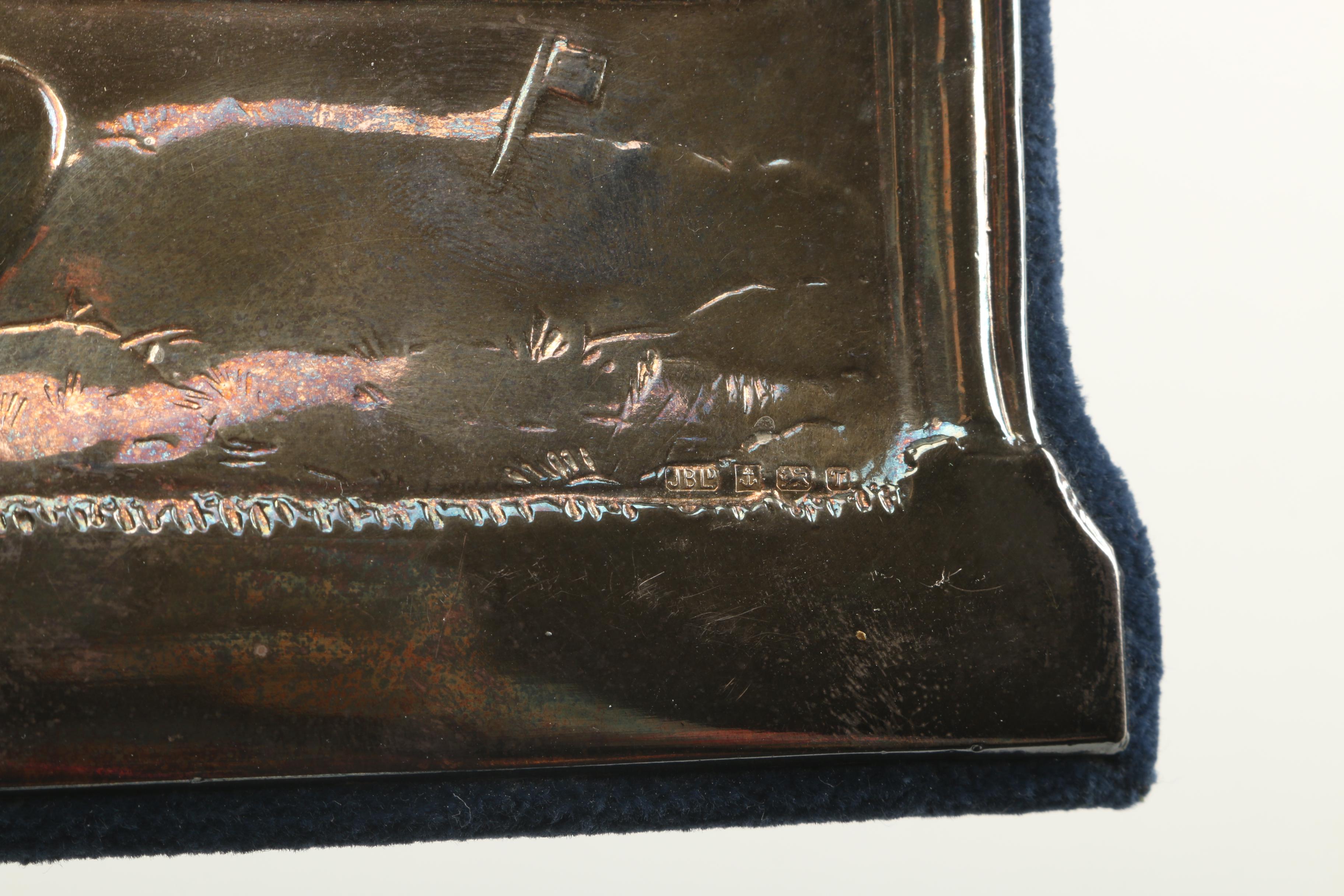 John Bull Ltd. Sterling Picture Frame and a Silver Plate Frame