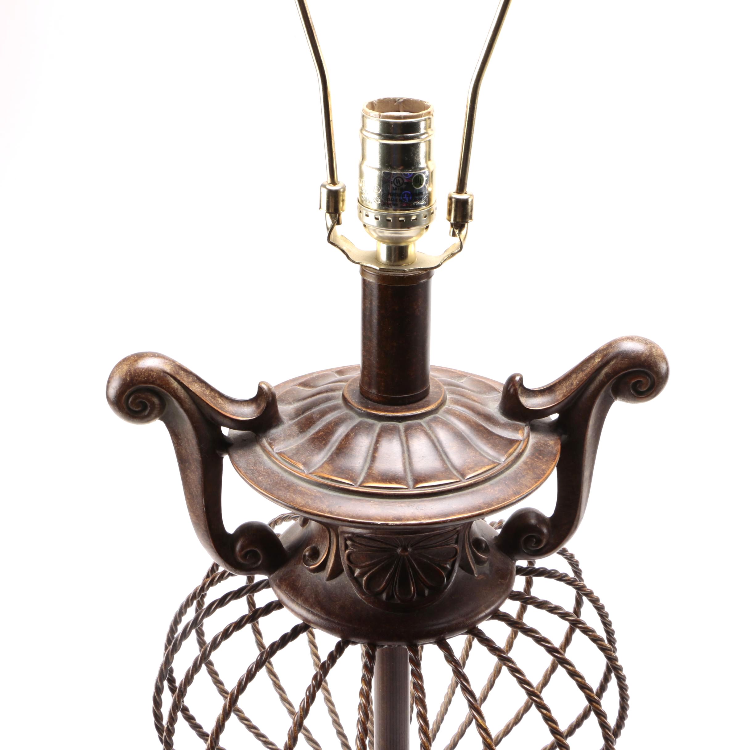 Brown Metal Table Lamps