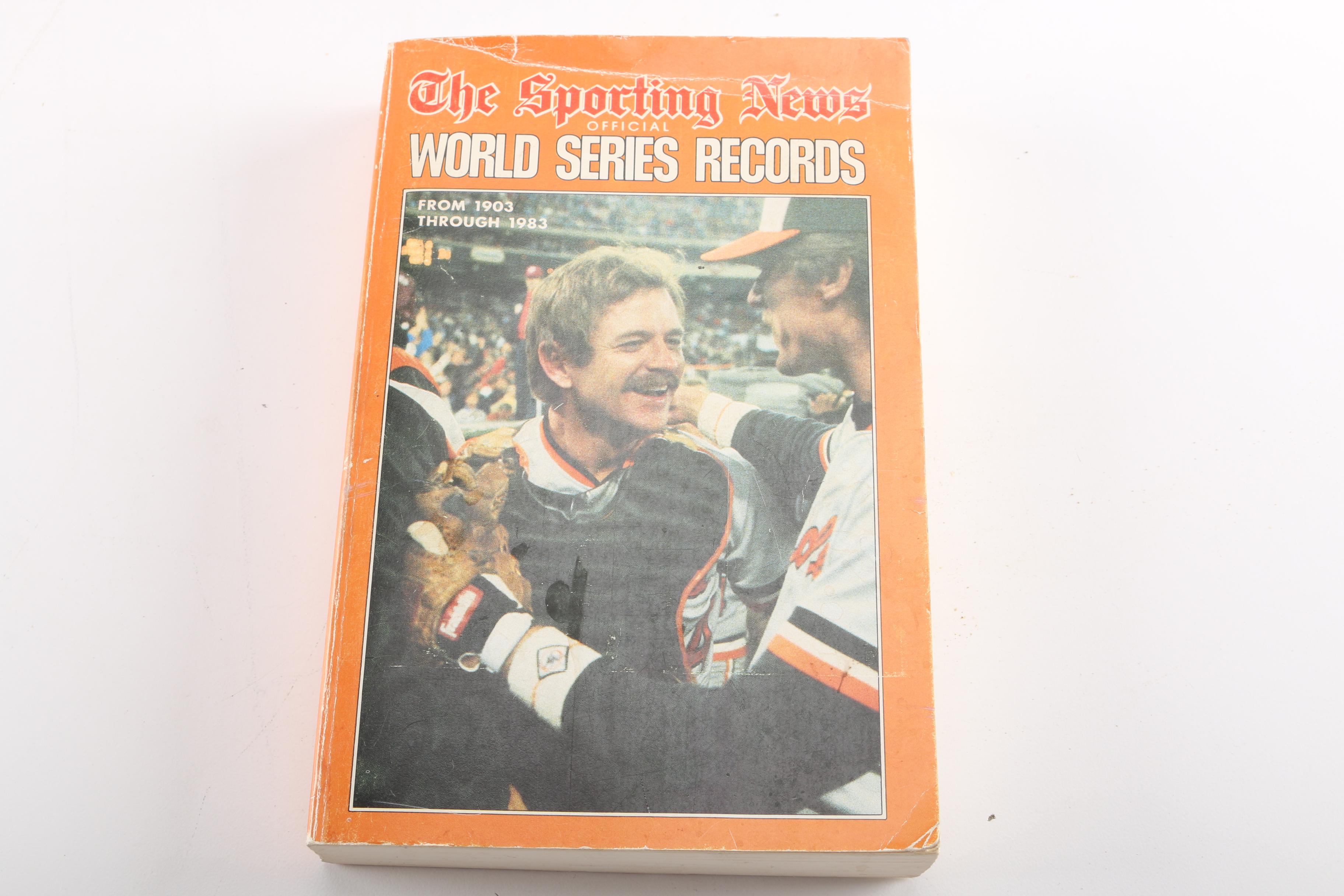 1970s-1980s "The Sporting News" Record Books