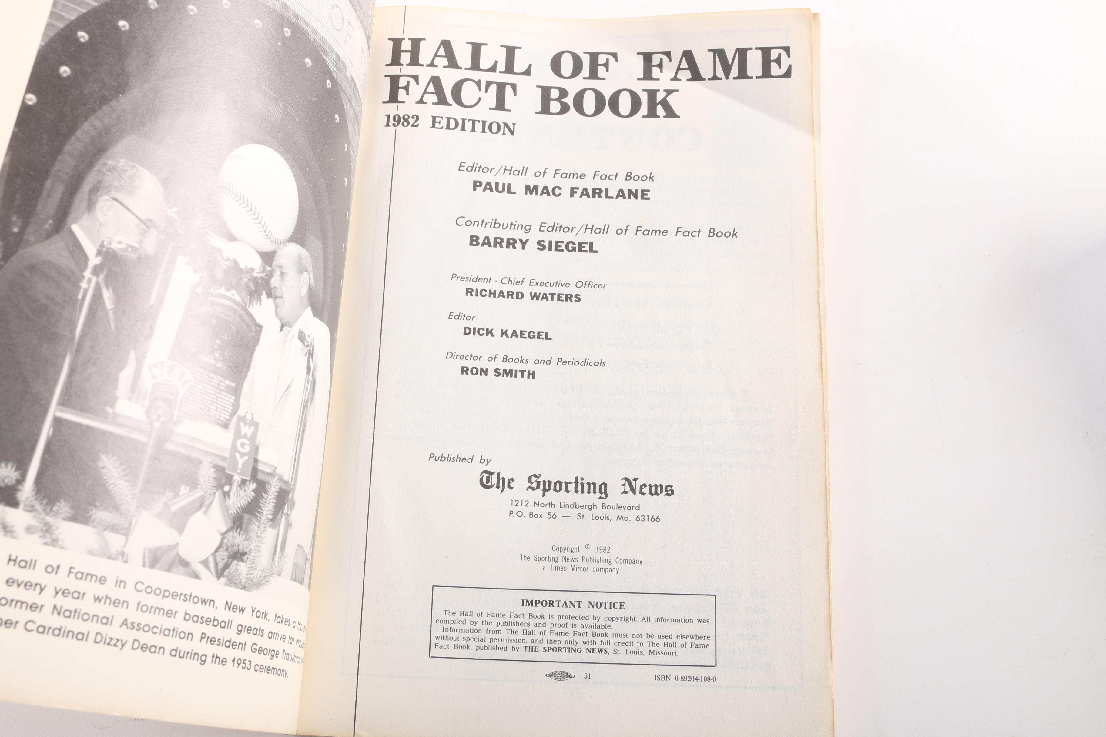 1970s-1980s "The Sporting News" Record Books