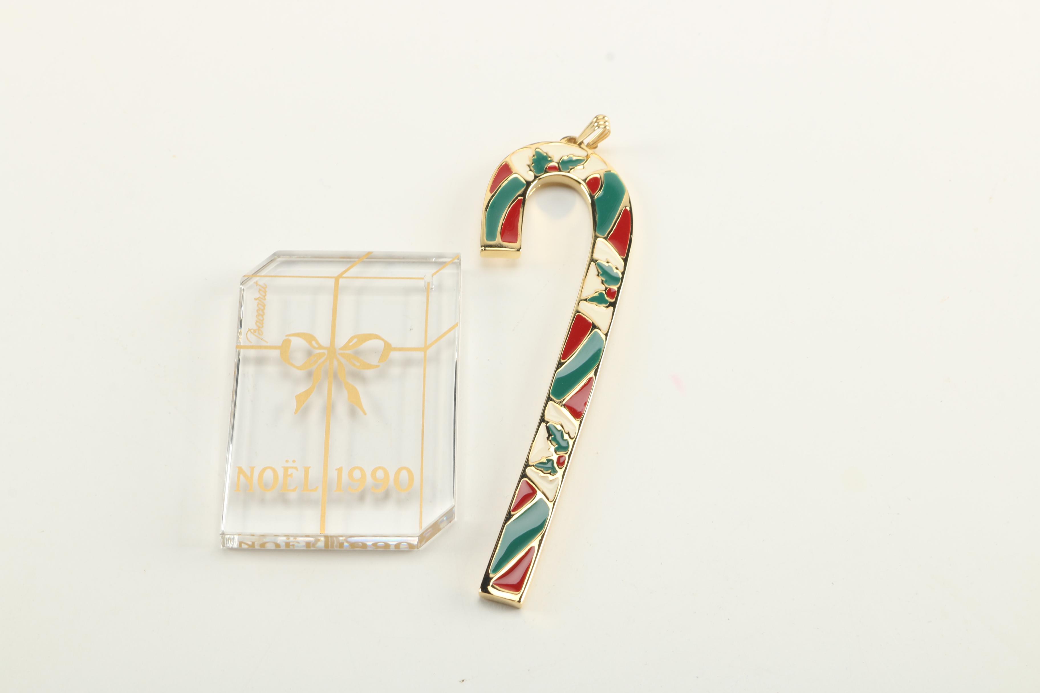 Collection of Christmas Ornaments Featuring Lenox