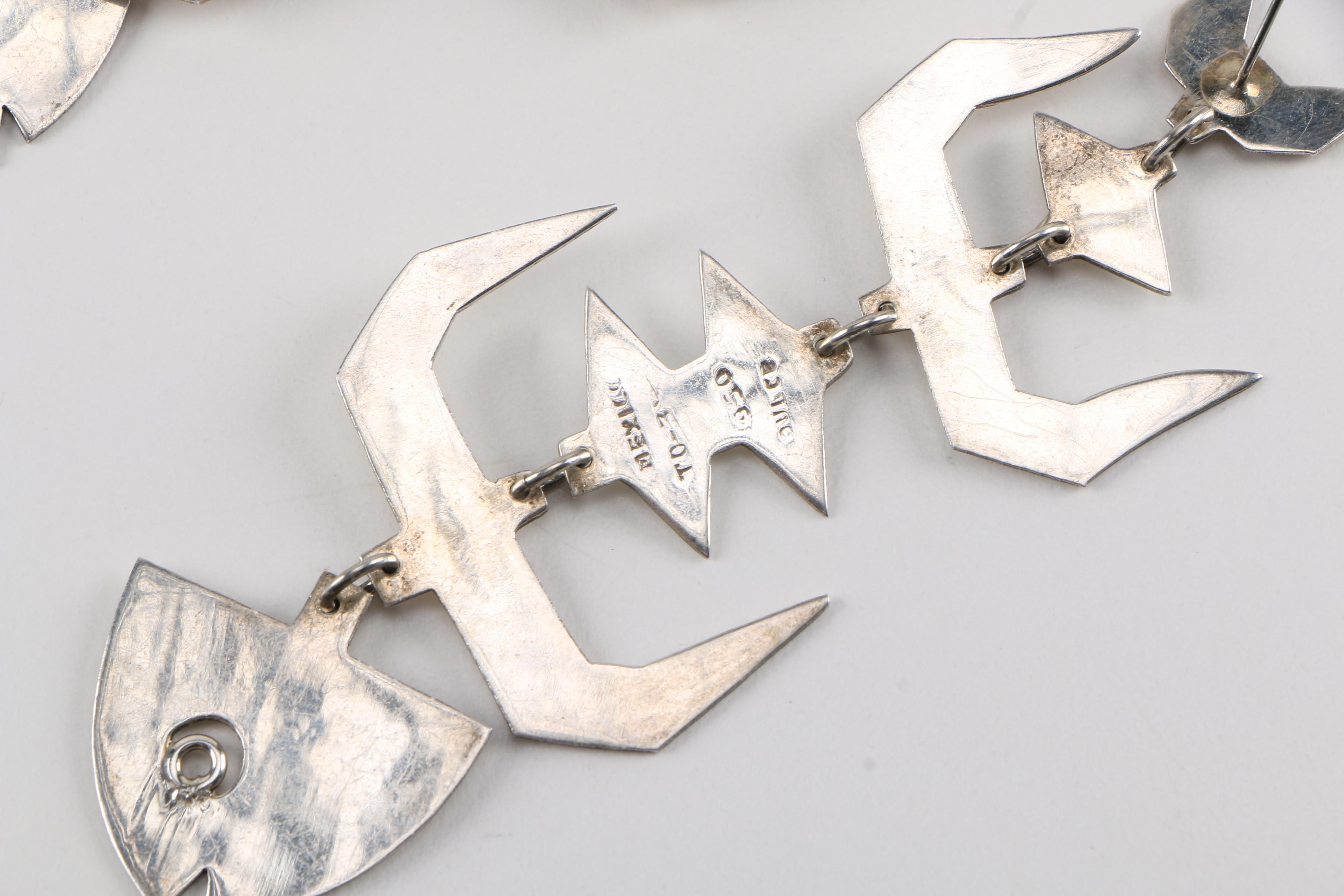 Southwestern Style Sterling Silver Earrings