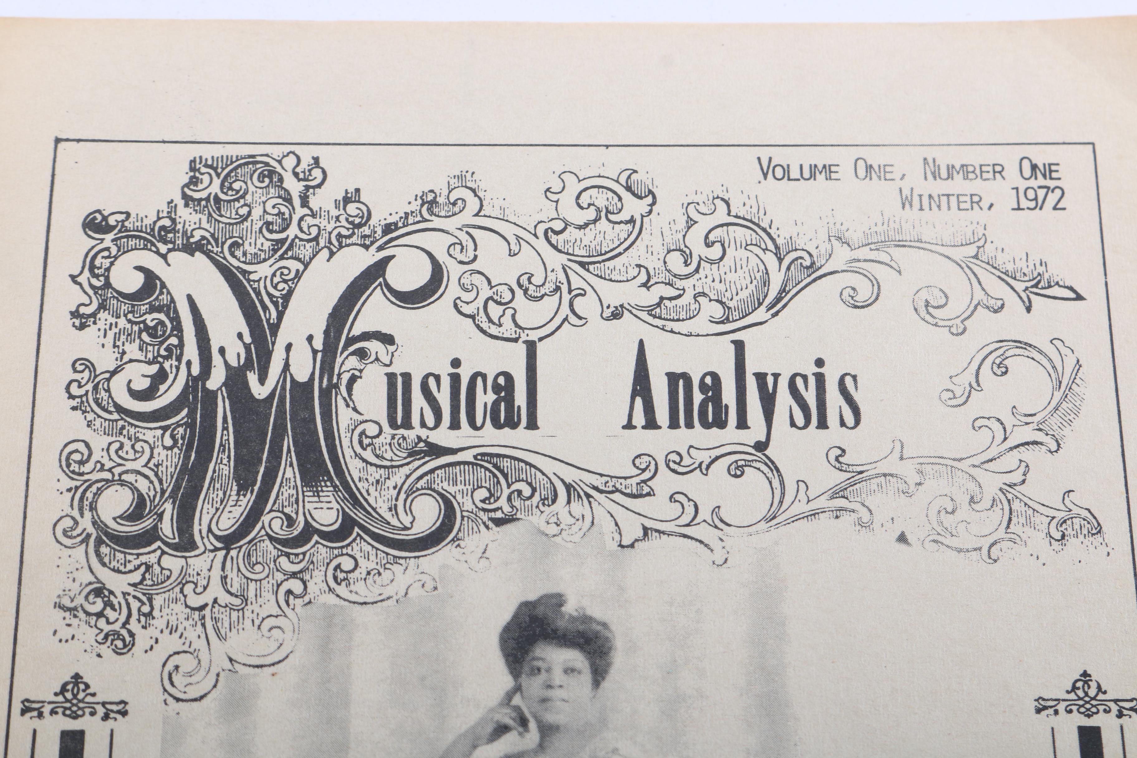 Musical Analysis Book