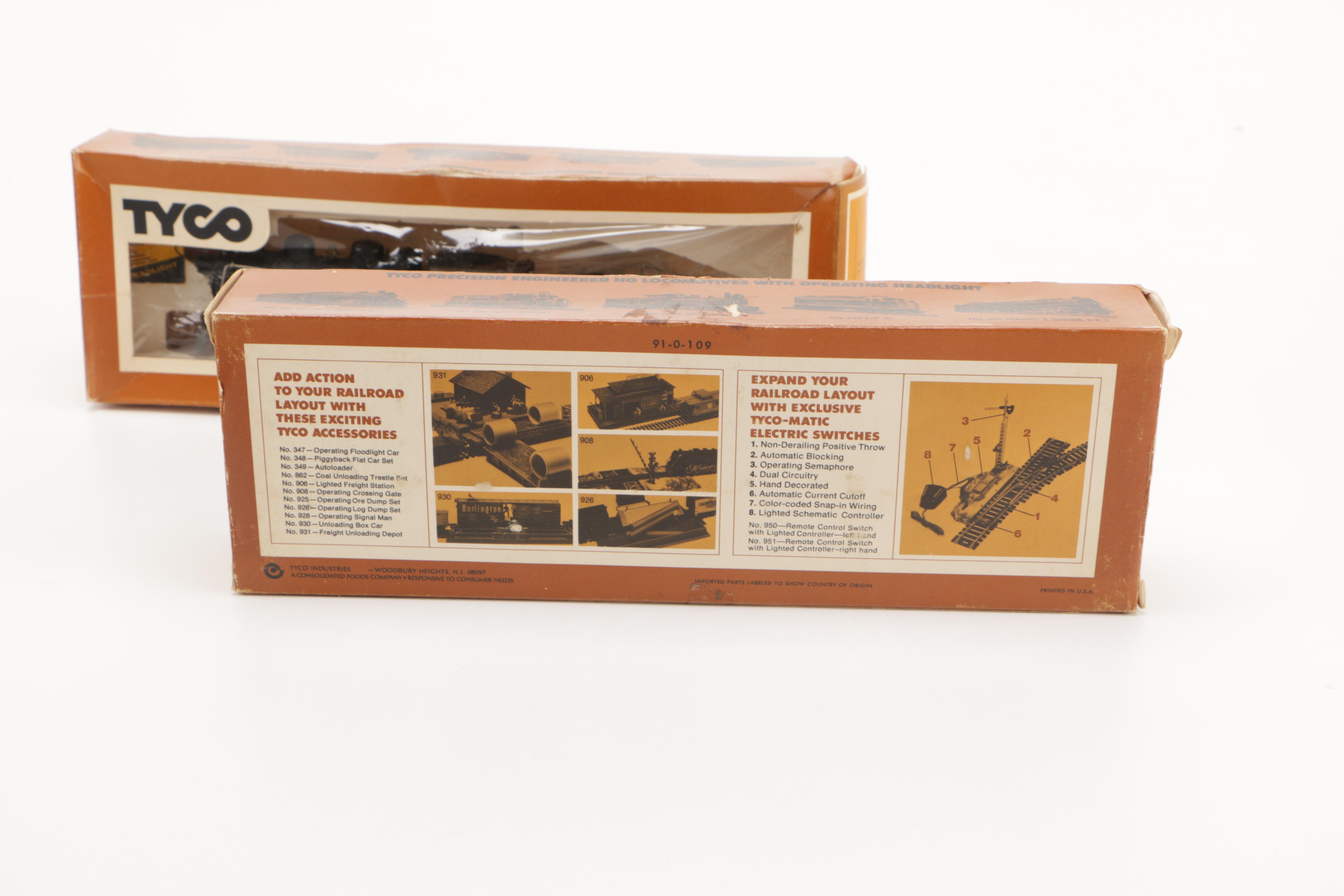 1970s Tyco HO Scale Locomotives