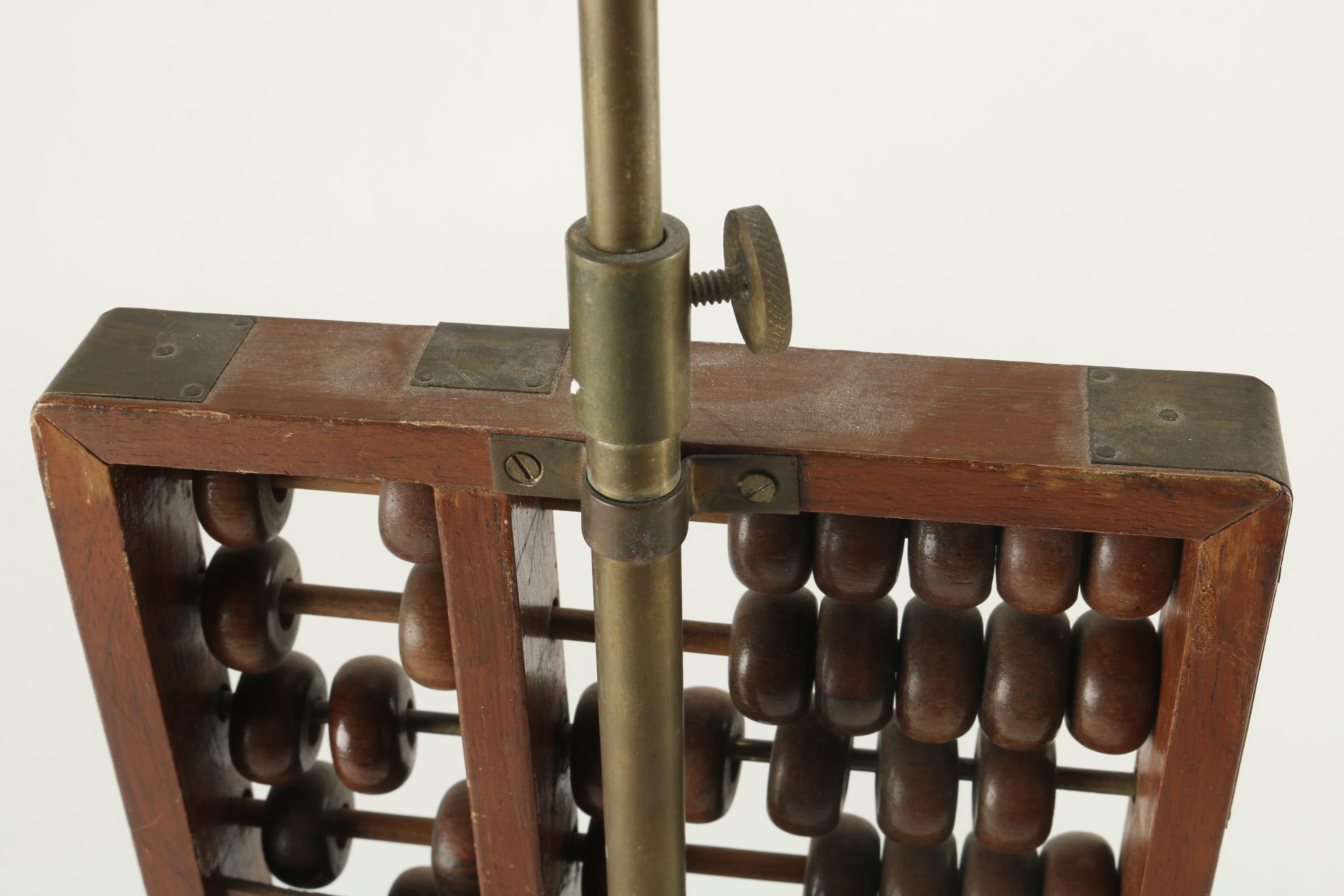Wooden Abacus Table Lamp