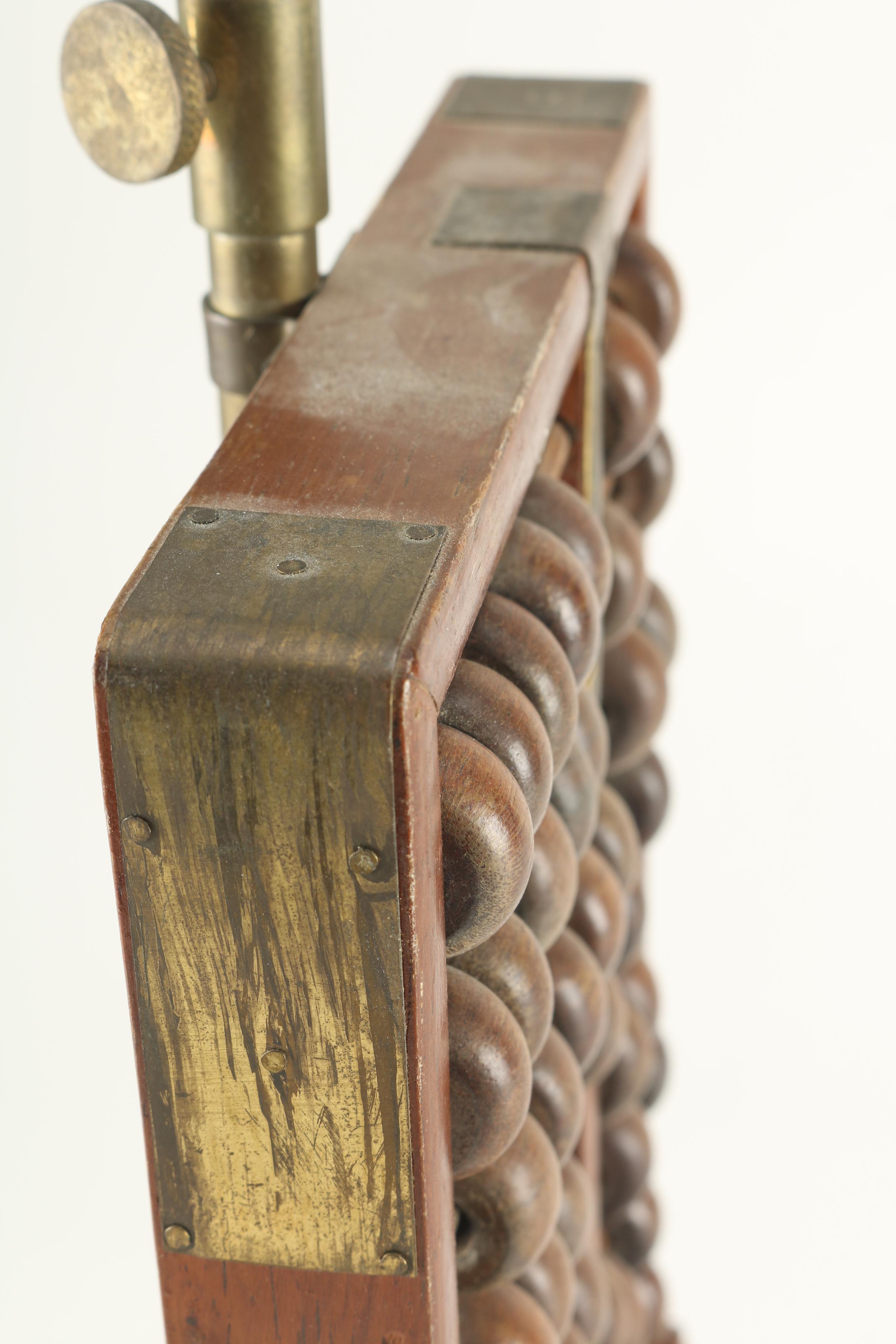 Wooden Abacus Table Lamp