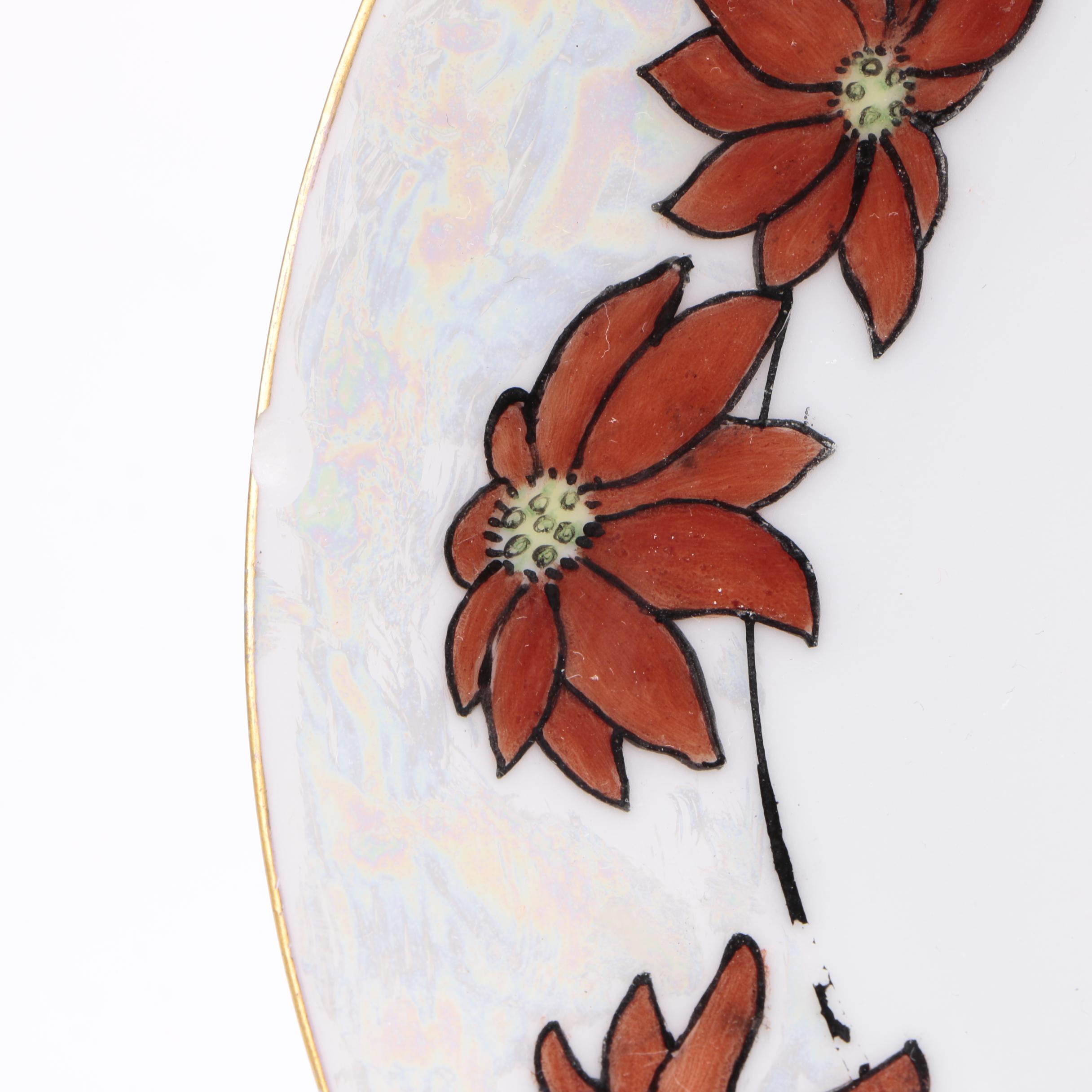 Circa 1920s Porcelain Plates Featuring Rosenthal