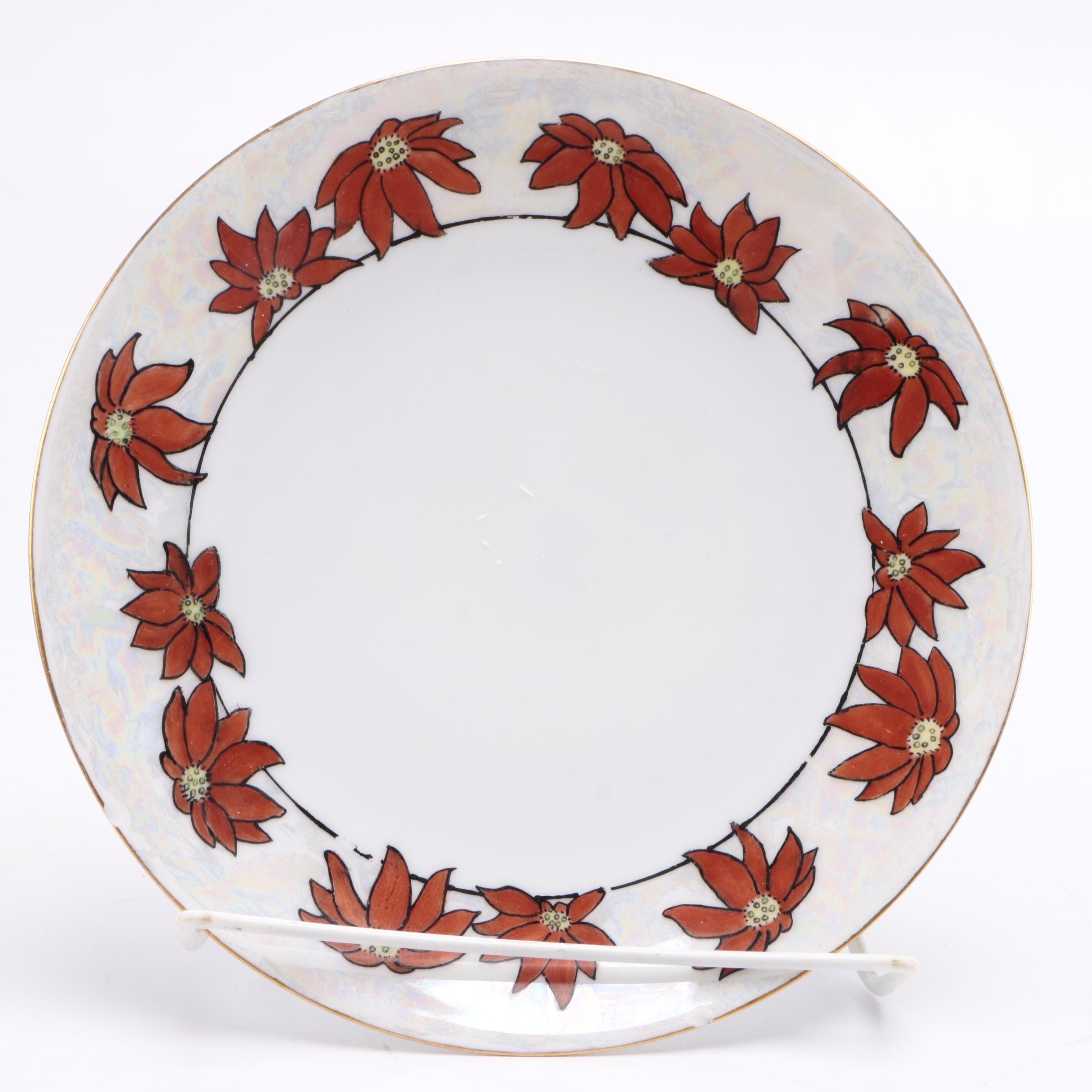 Circa 1920s Porcelain Plates Featuring Rosenthal