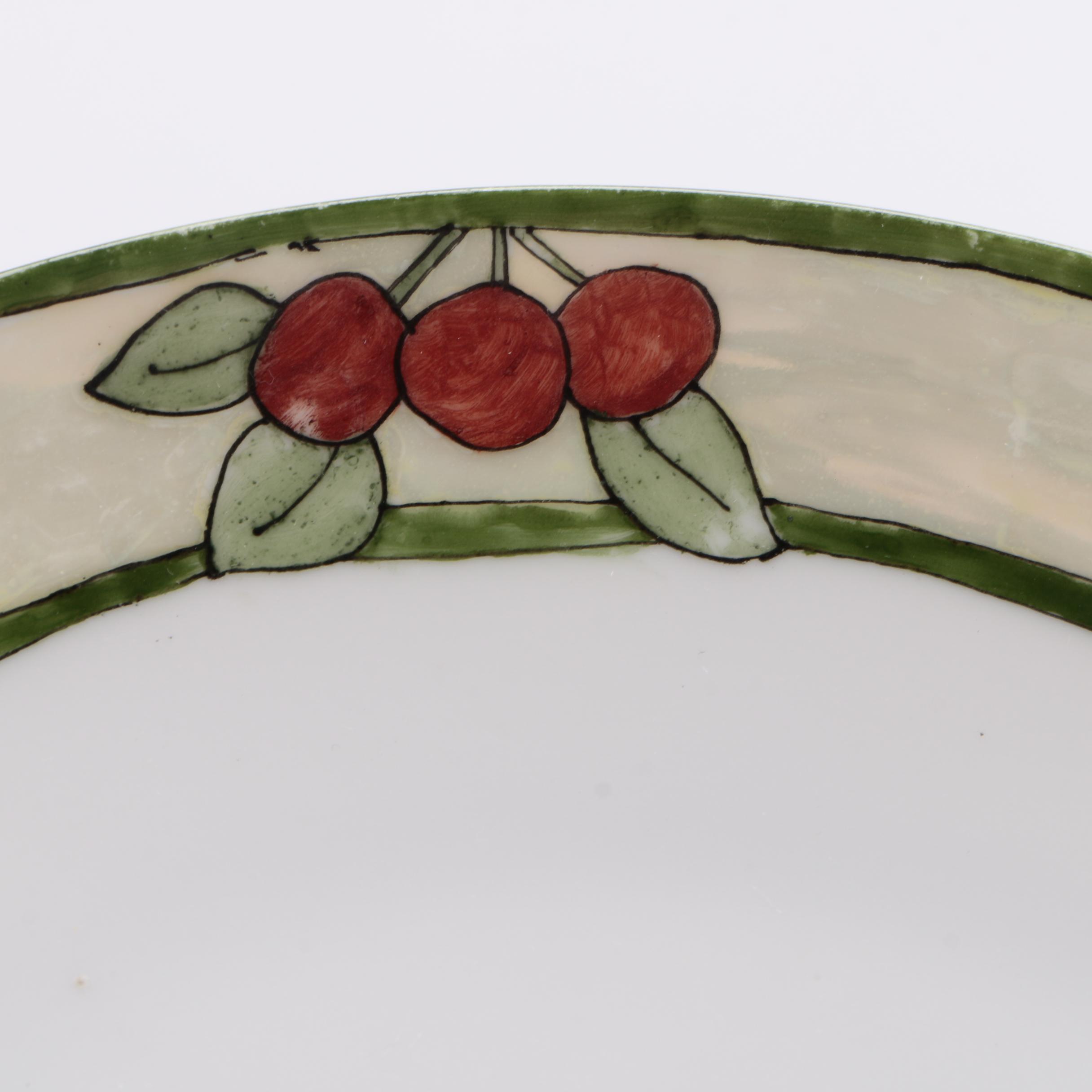 Circa 1920s Porcelain Plates Featuring Rosenthal
