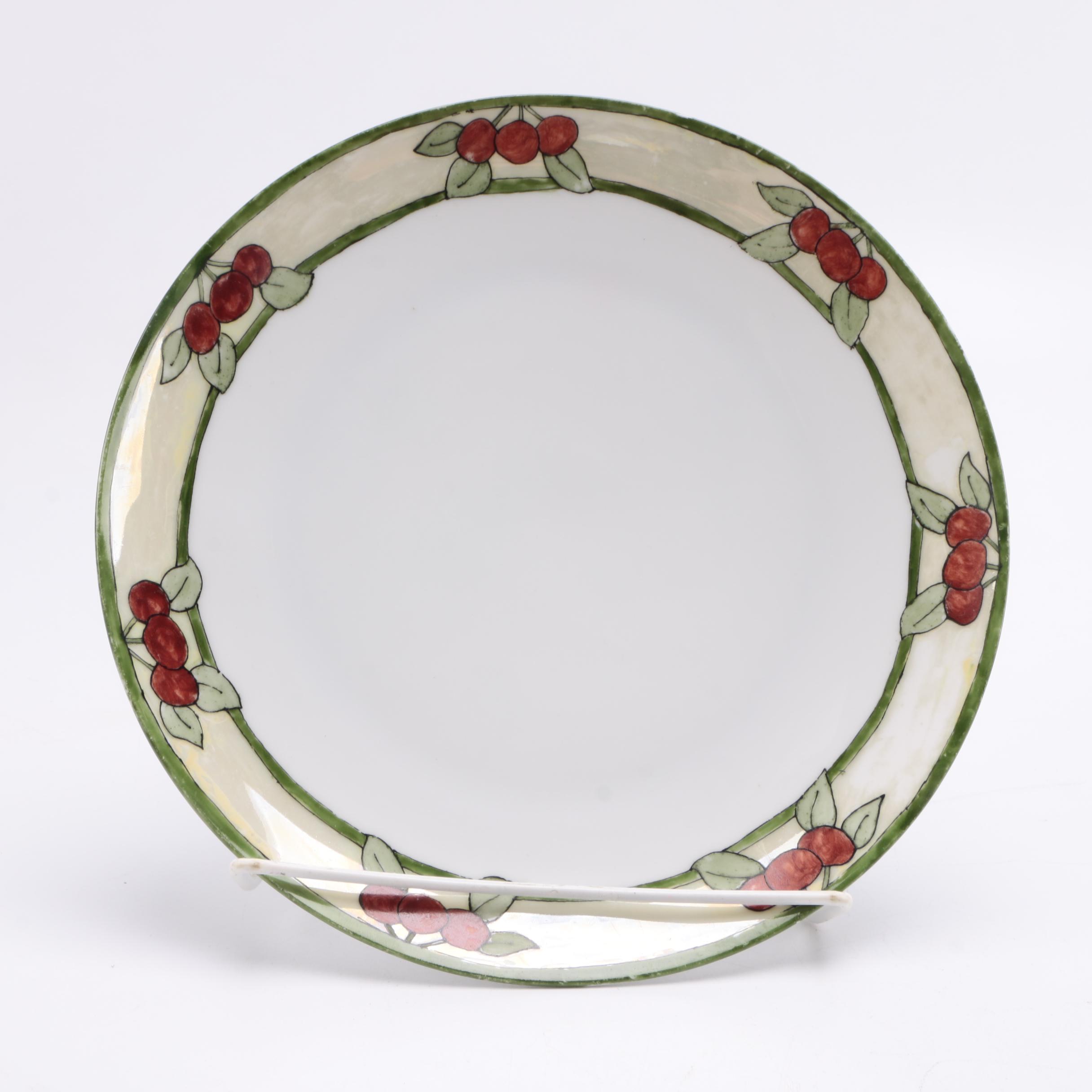Circa 1920s Porcelain Plates Featuring Rosenthal
