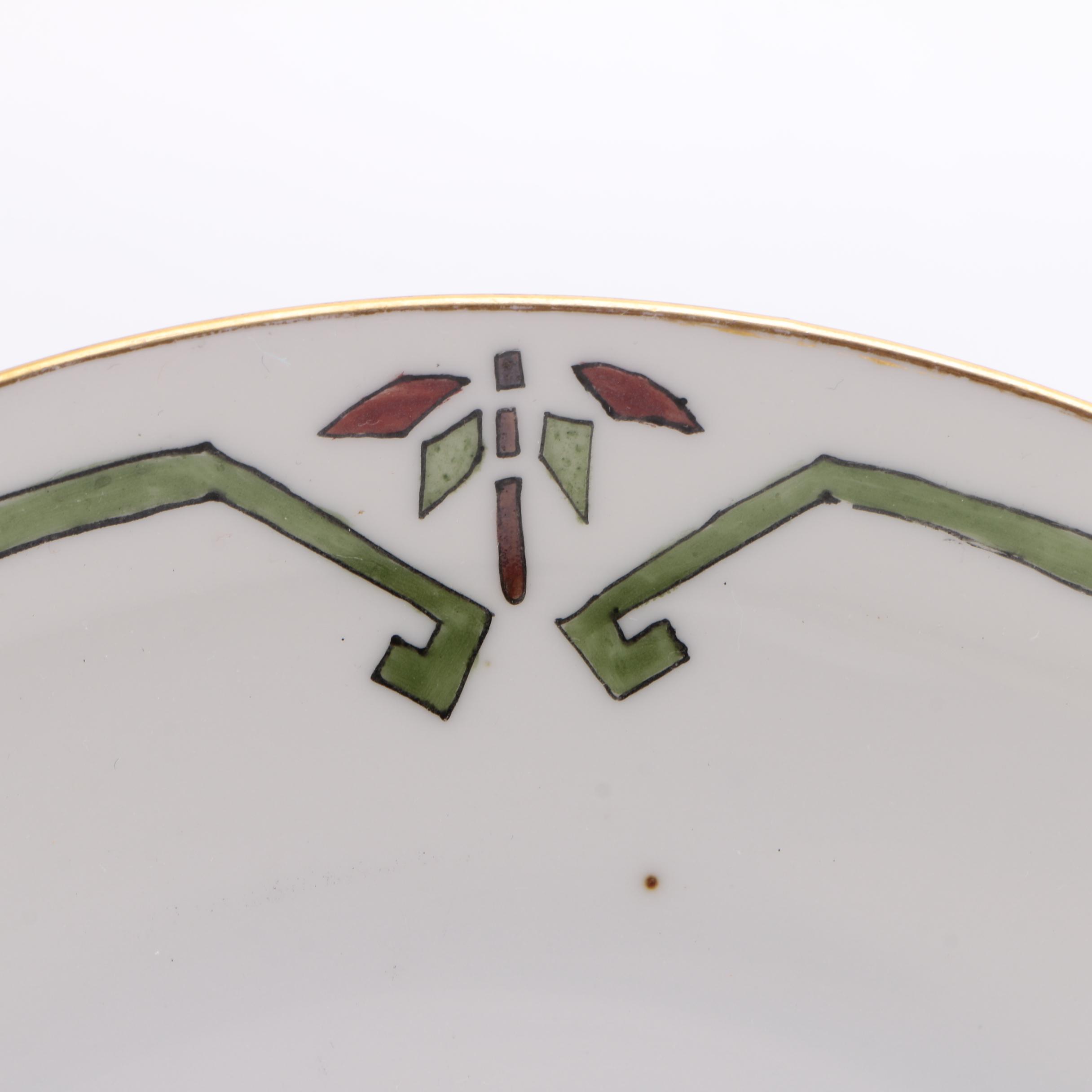 Circa 1920s Porcelain Plates Featuring Rosenthal